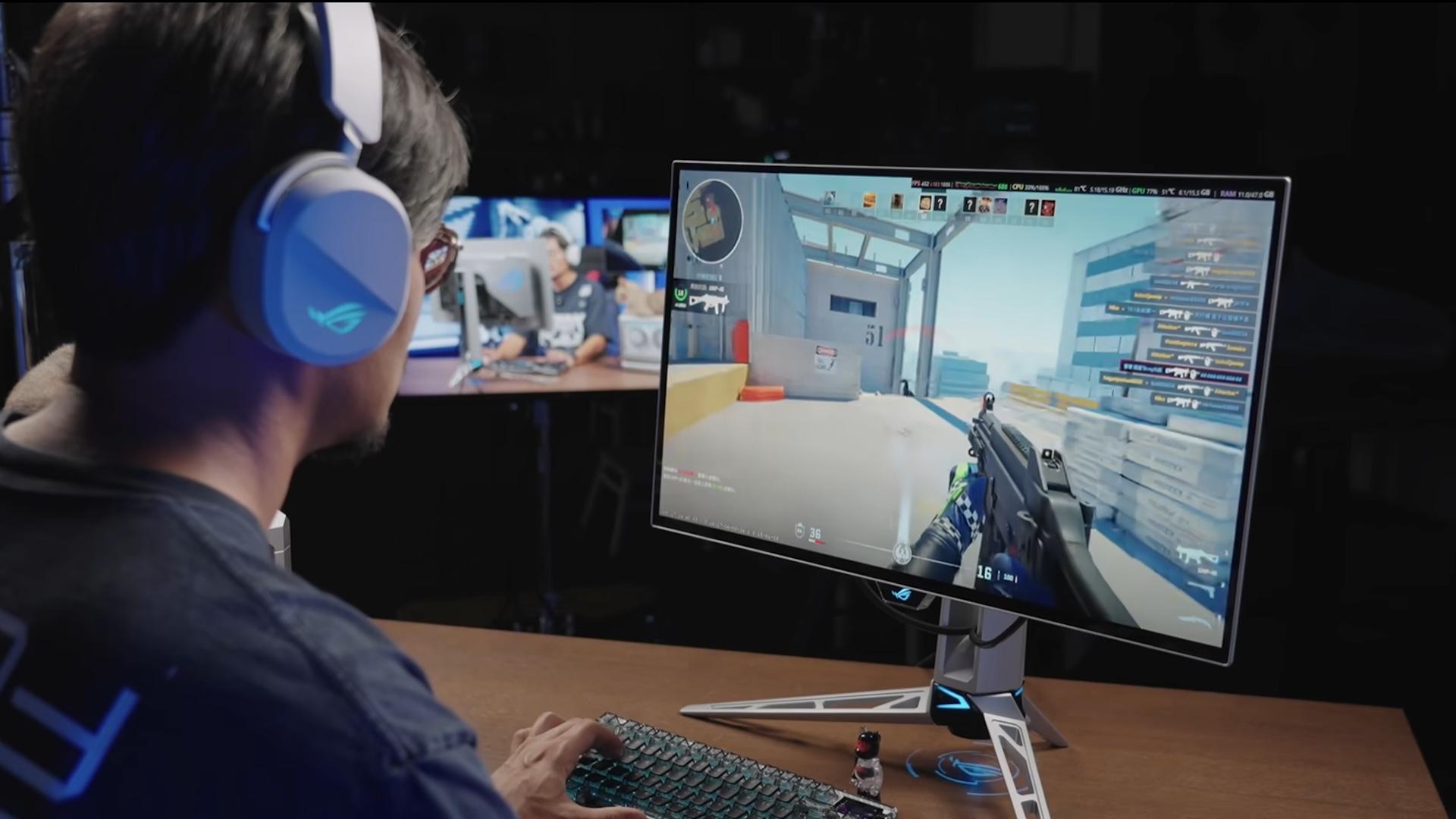 تجربه بازی شوتر روی مانیتور ROG Super Kill 27 Pro شرکت ایسوس (ASUS)