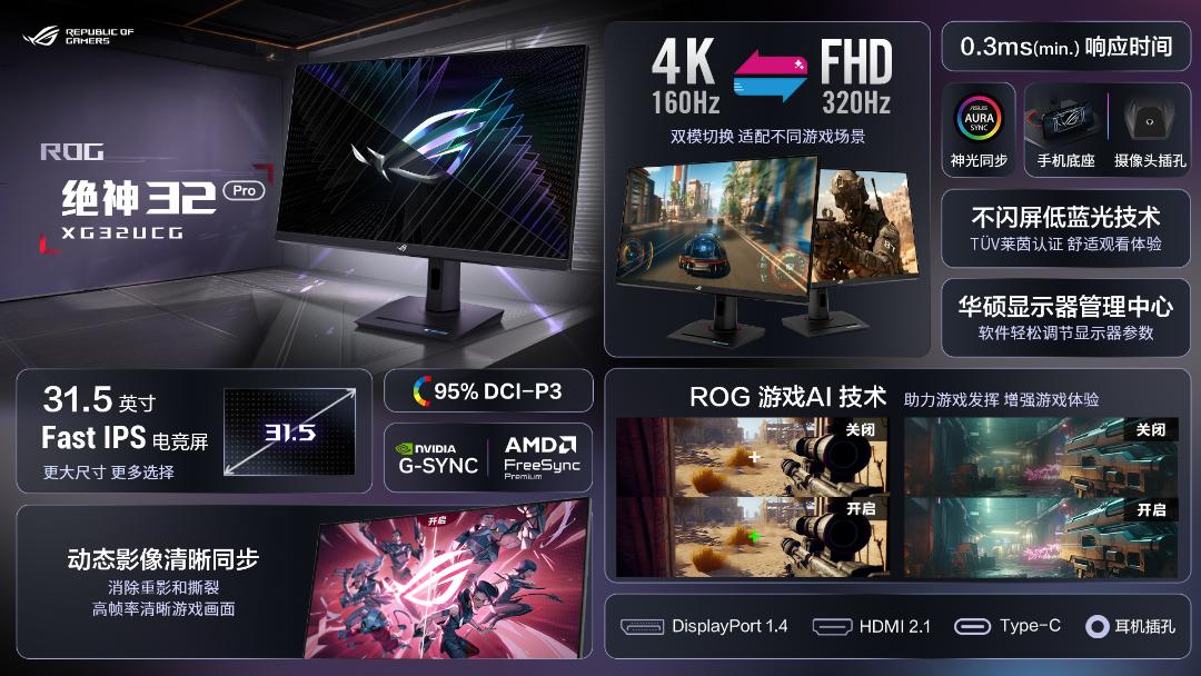 مانیتور ASUS ROG XG32UCG
