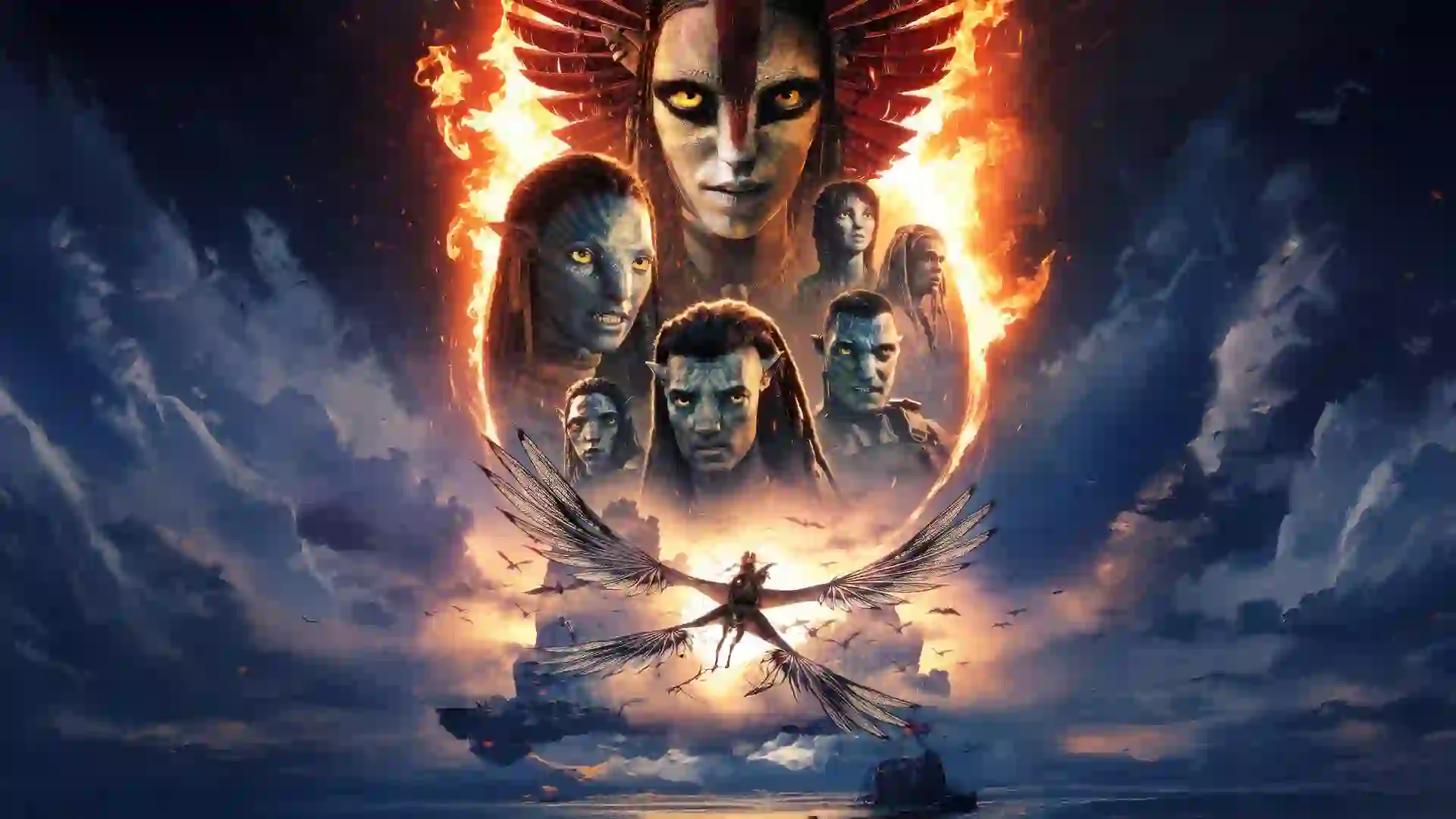 والپیپر فیلم Avatar: Fire and Ash