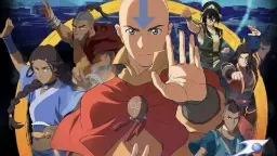 شخصیت‌های انیمیشن آواتار: آخرین بادکننده (Avatar: The Last Airbender) در حالت مبارزه