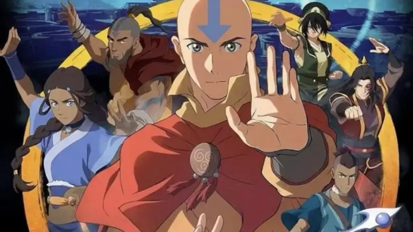 شخصیت‌های انیمیشن آواتار: آخرین بادکننده (Avatar: The Last Airbender) در حالت مبارزه