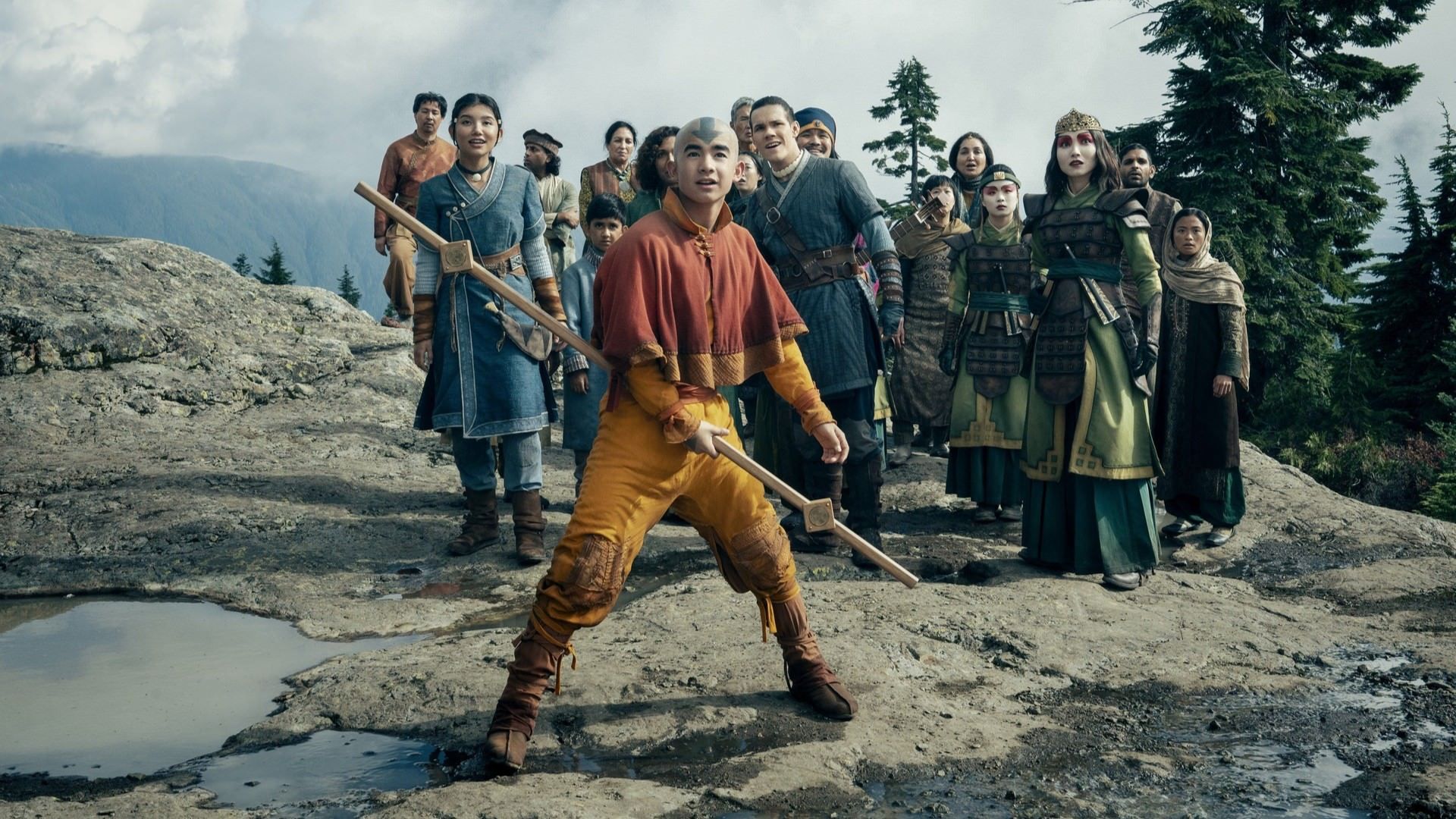 انگ و گروهش در فصل دوم سریال Avatar: The Last Airbender