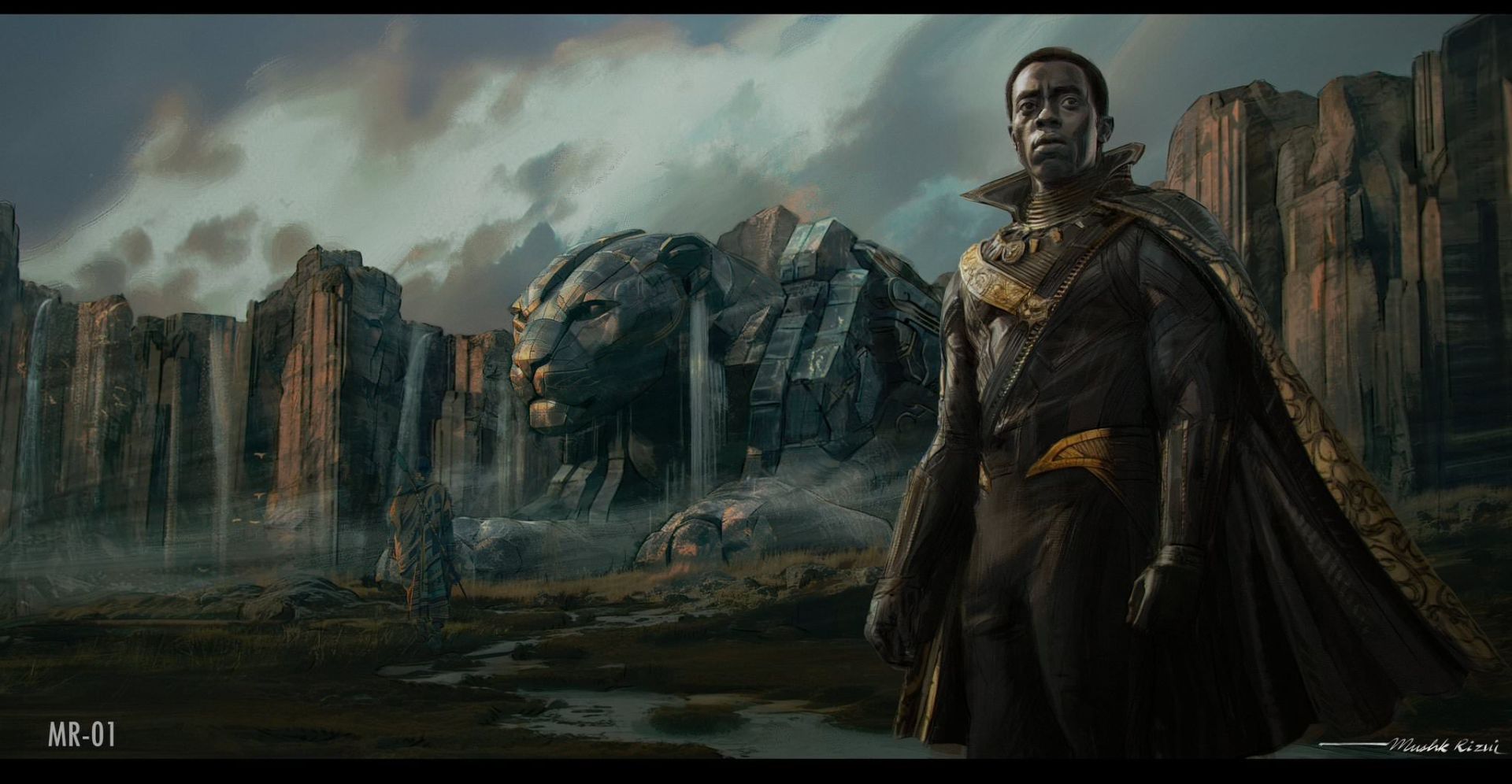 کانسپت آرت فاش شده تی چالا در فیلم Avengers: Doomsday