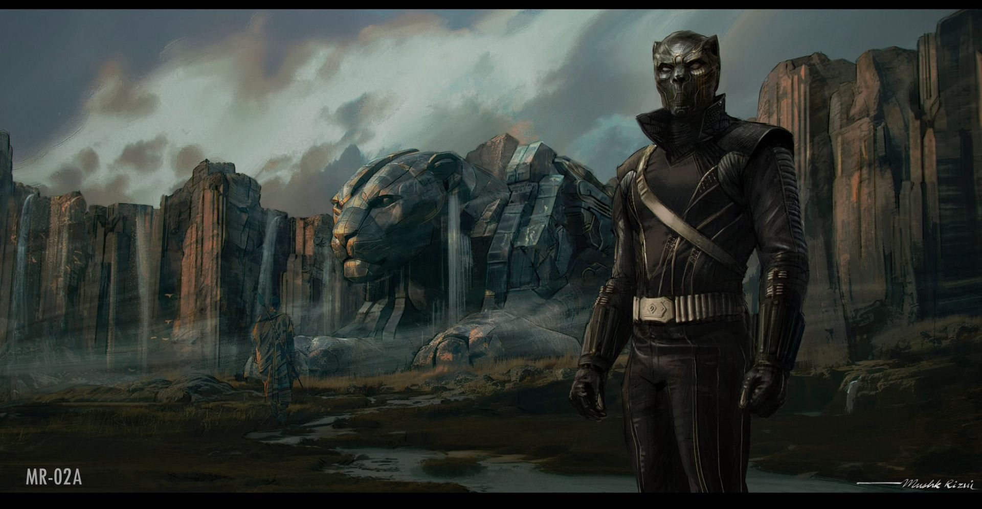 کانسپت آرت فاش شده پلنگ سیاه در فیلم Avengers: Doomsday