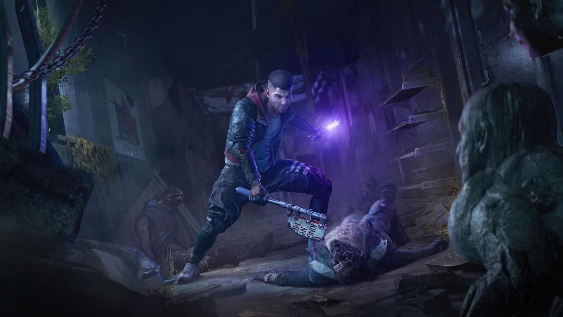 کشتن زامبی‌ها با تبر در بازی Dying Light 2 Stay Human