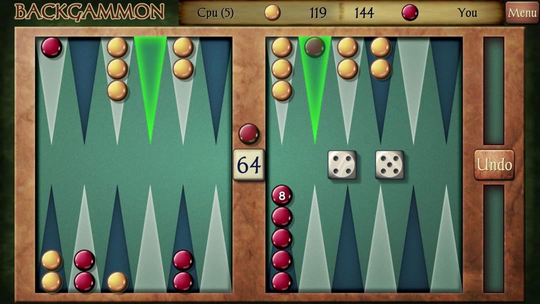 گیم پلی بازی Backgammon اندروید
