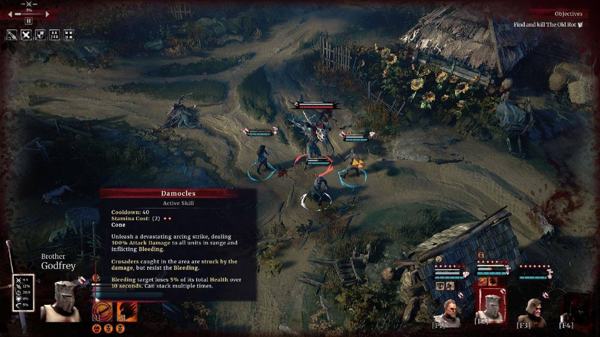 گیم پلی بازی Band of Crusaders