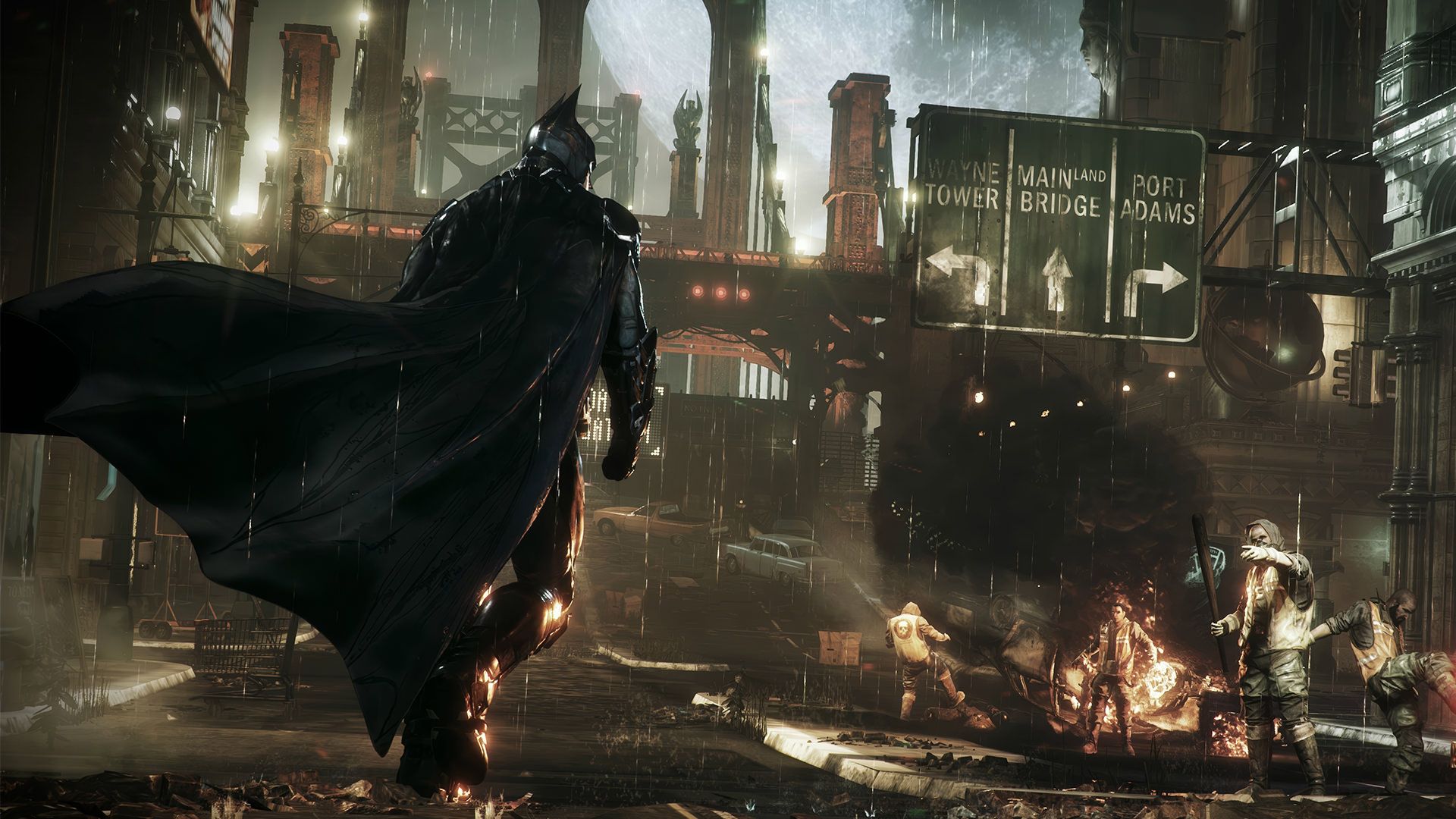 ظهور شوالیه تاریکی در بازی Batman: Arkham Knight