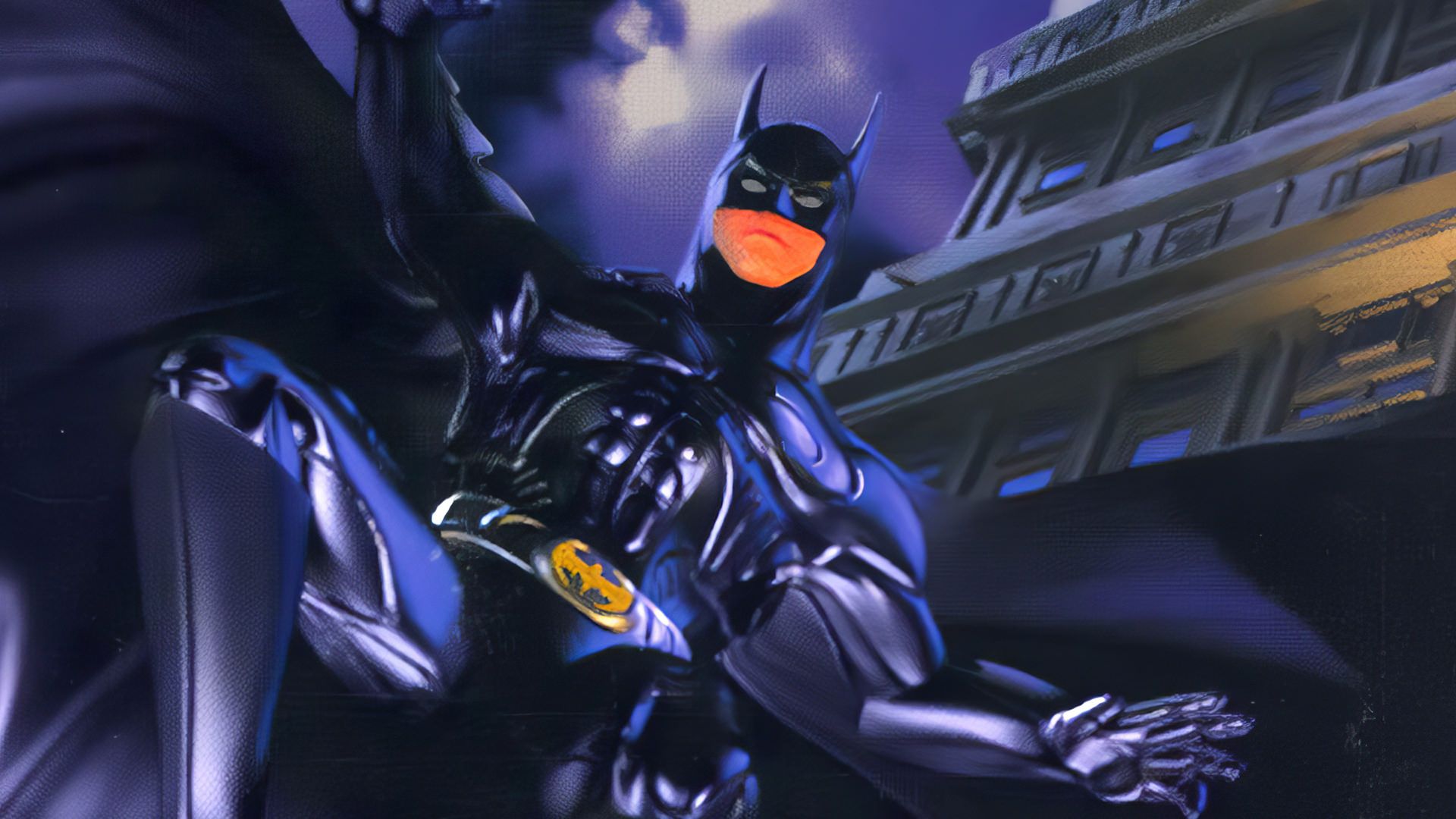 پرواز شوالیه تاریکی در بازی Batman Forever