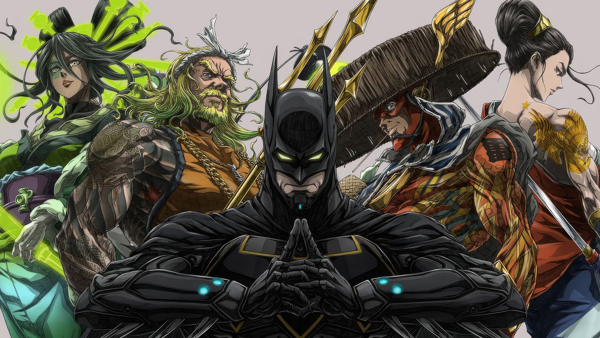 گردهم‌آیی کاراکترهای انیمه Batman Ninja vs. Yakuza League 