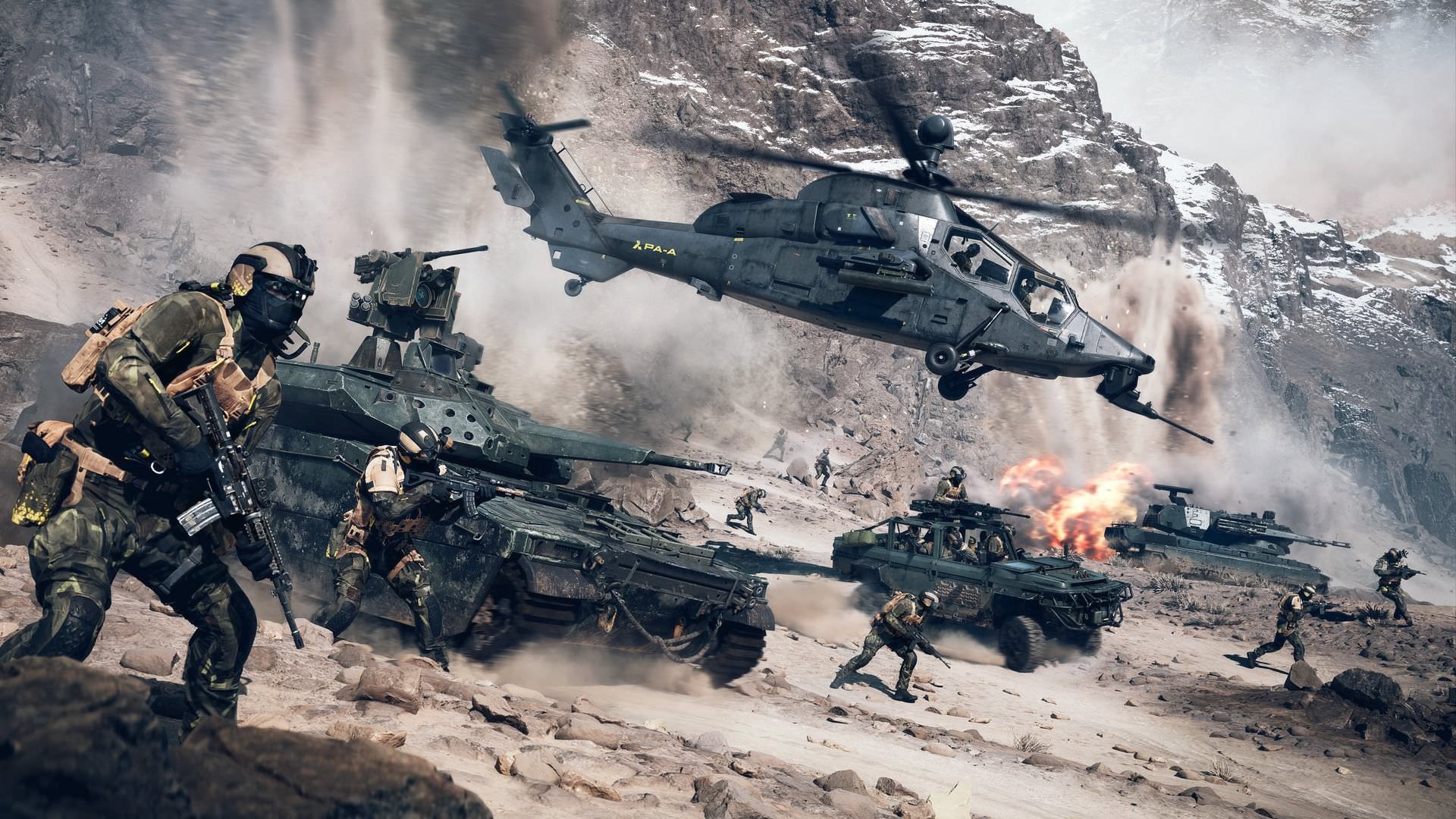 وسایل نقلیه متنوع در بازی Battlefield 6