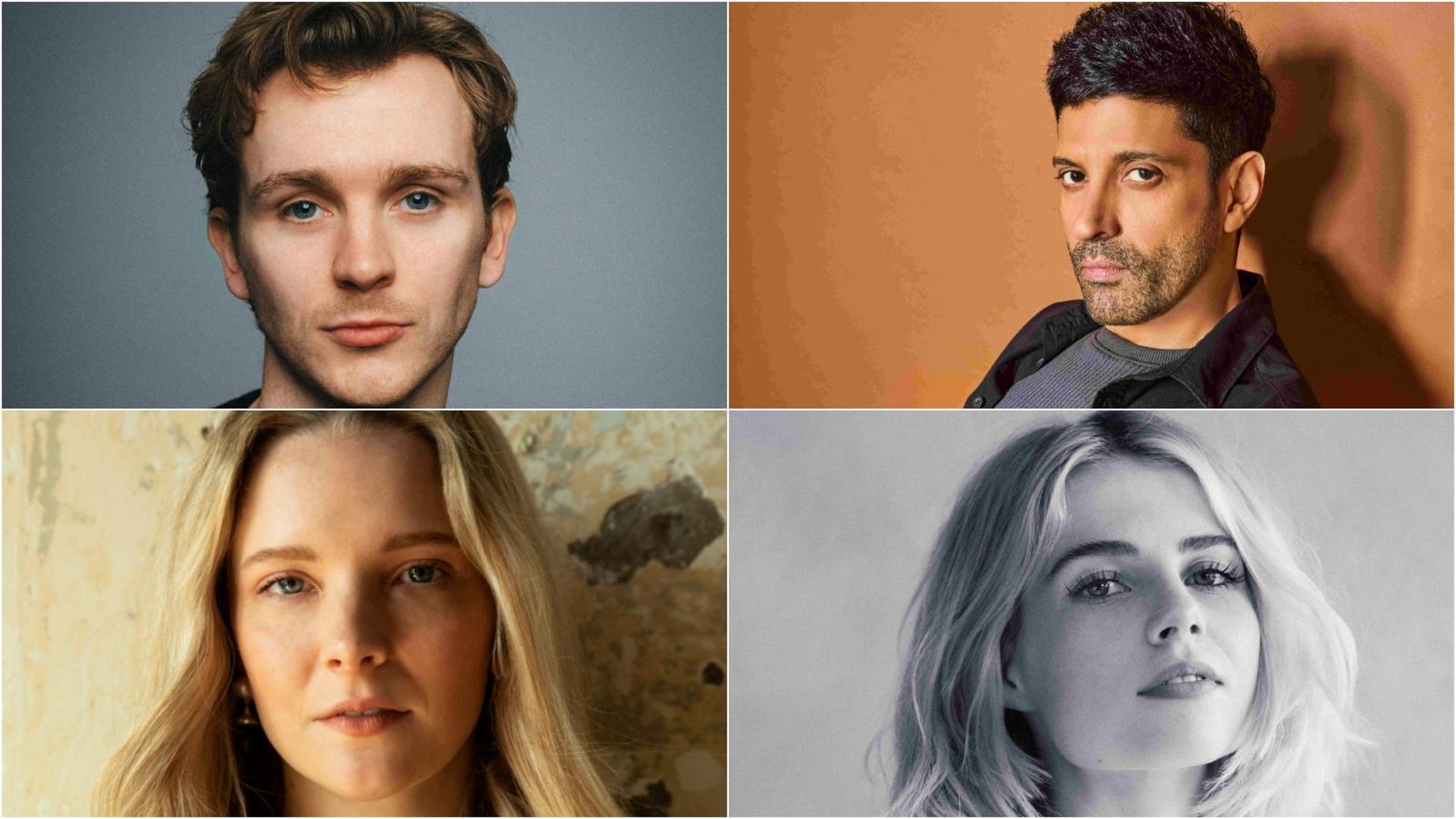 لوسی بوینتون در نقش جین اشر، فرهان اختر در نقش راوی شانکار، مورفید کلارک در نقش سینتیا لنون و هری لاوتی در نقش استوارت ساتکلیف در فیلم Beatles