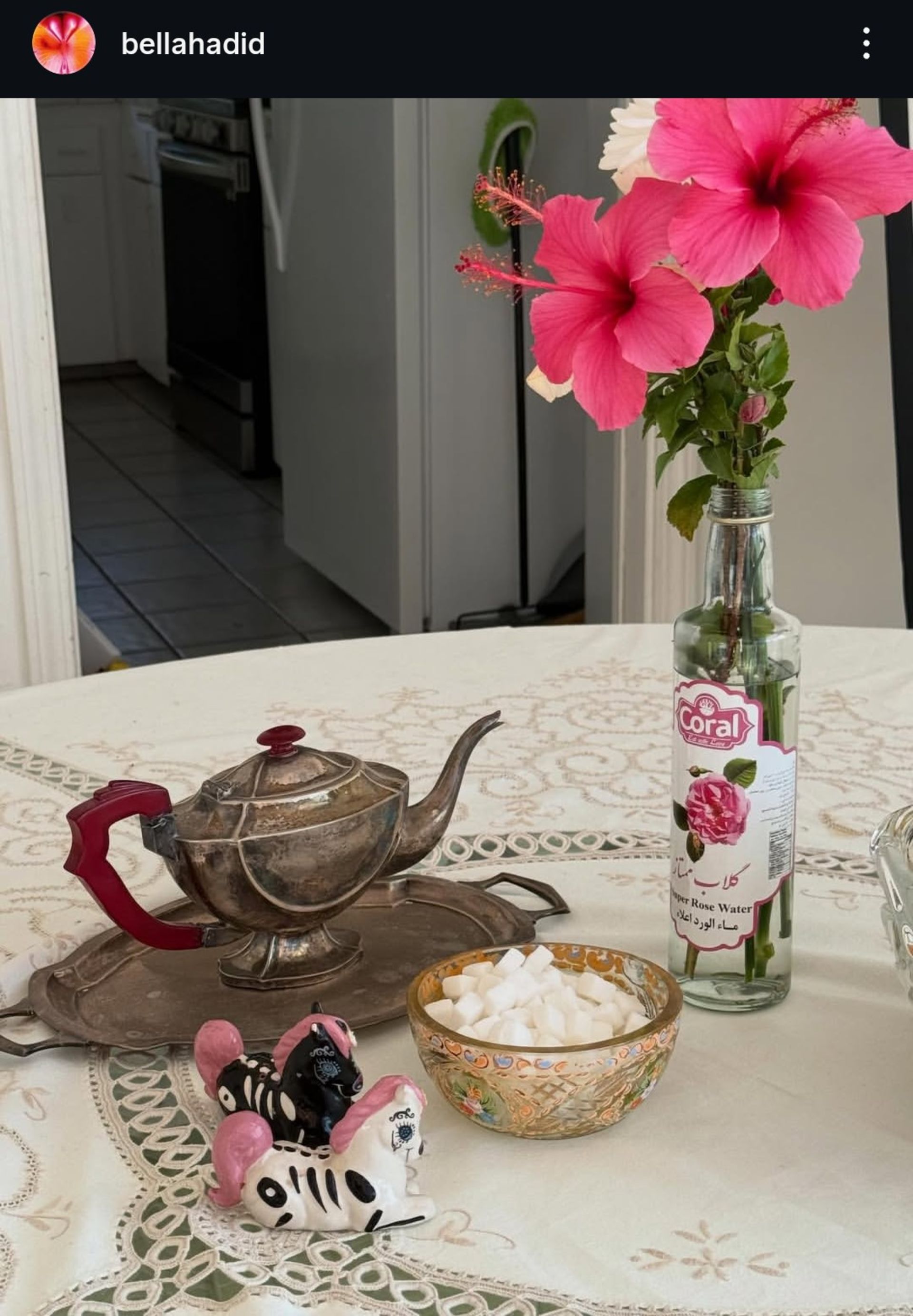 گلاب در تصاویر خانه بلا حدید