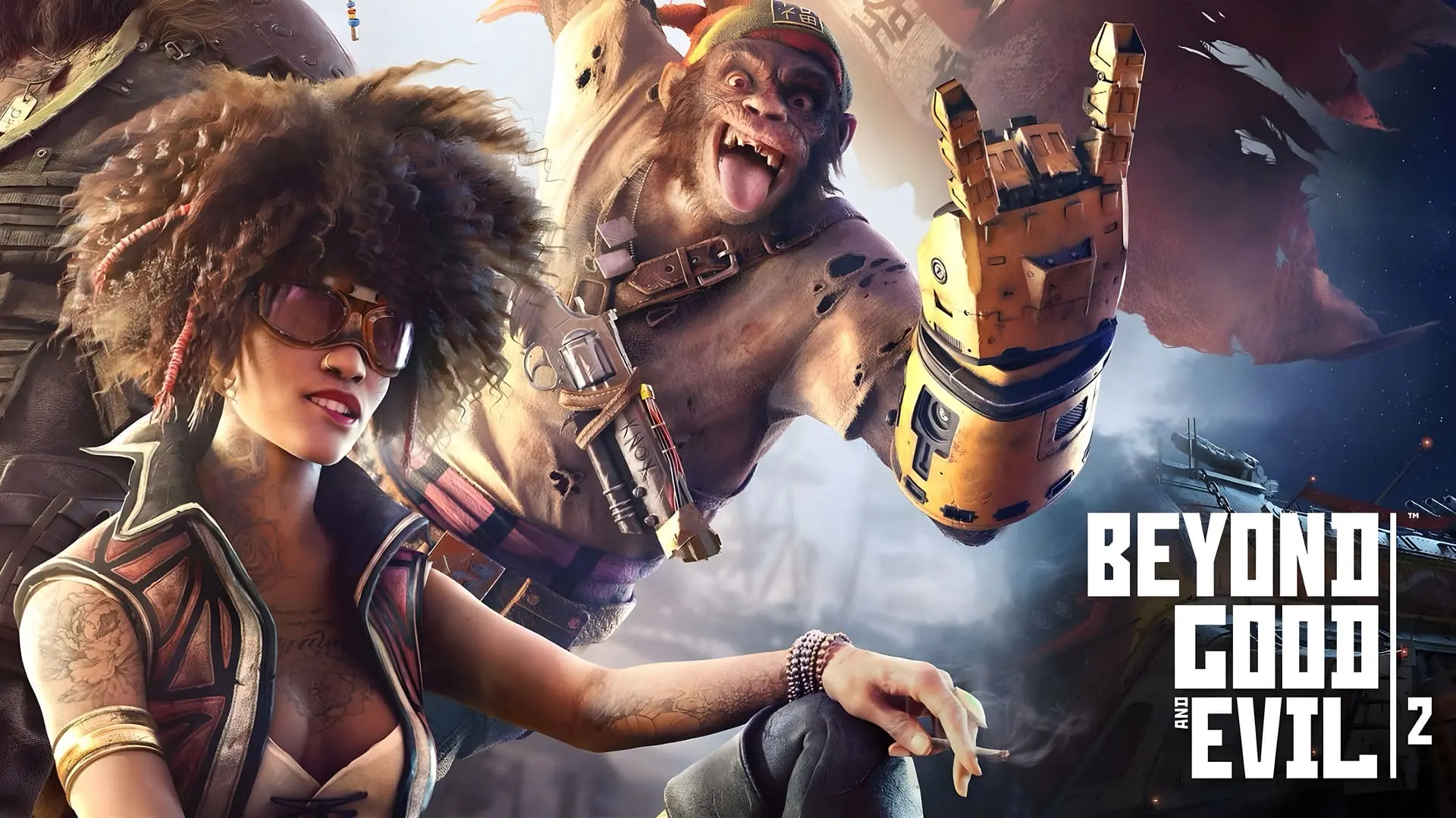 شخصیت‌های بازی Beyond Good and Evil 2 در یک فضای فانتزی