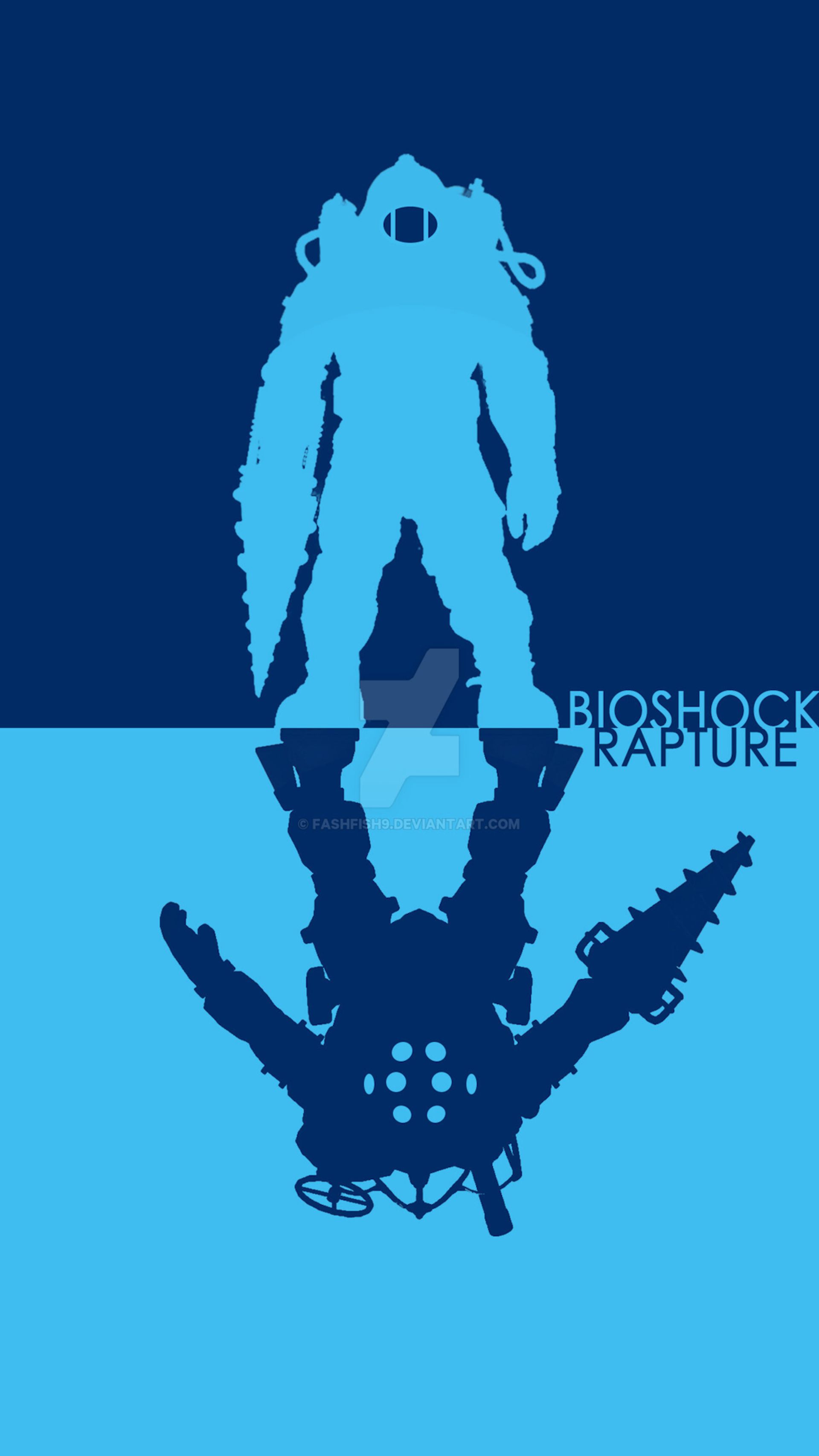 والپیپر کاراکتر Big Daddy از بازی BioShock Infinite برای موبایل