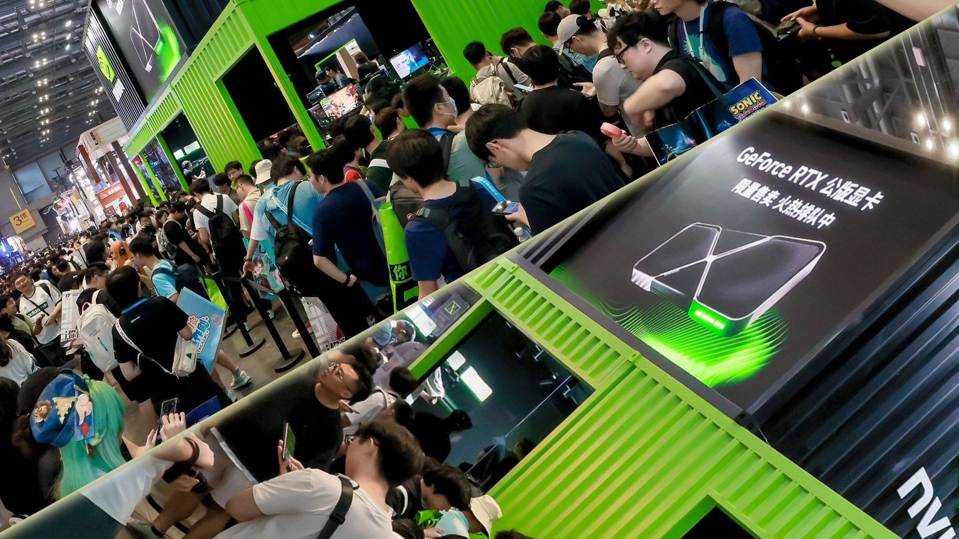 غرفه انویدیا (Nvidia) در رویداد Bilibili World 2025