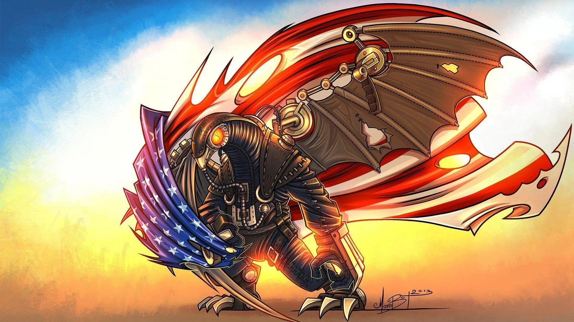 یک فن‌آرت زیبا و جذاب از کاراکتر بازی BioShock Infinite