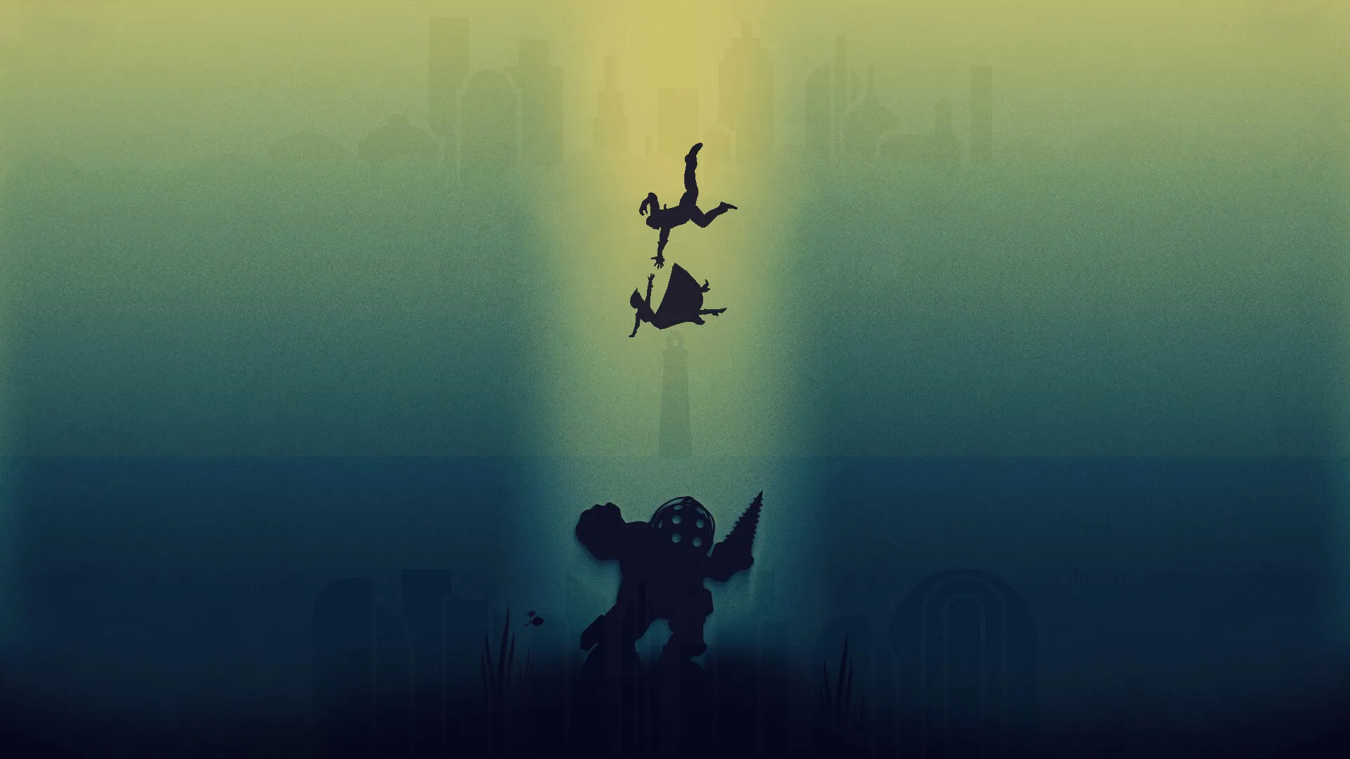 یک فن‌آرت زیبا و جذاب از بازی BioShock Infinite