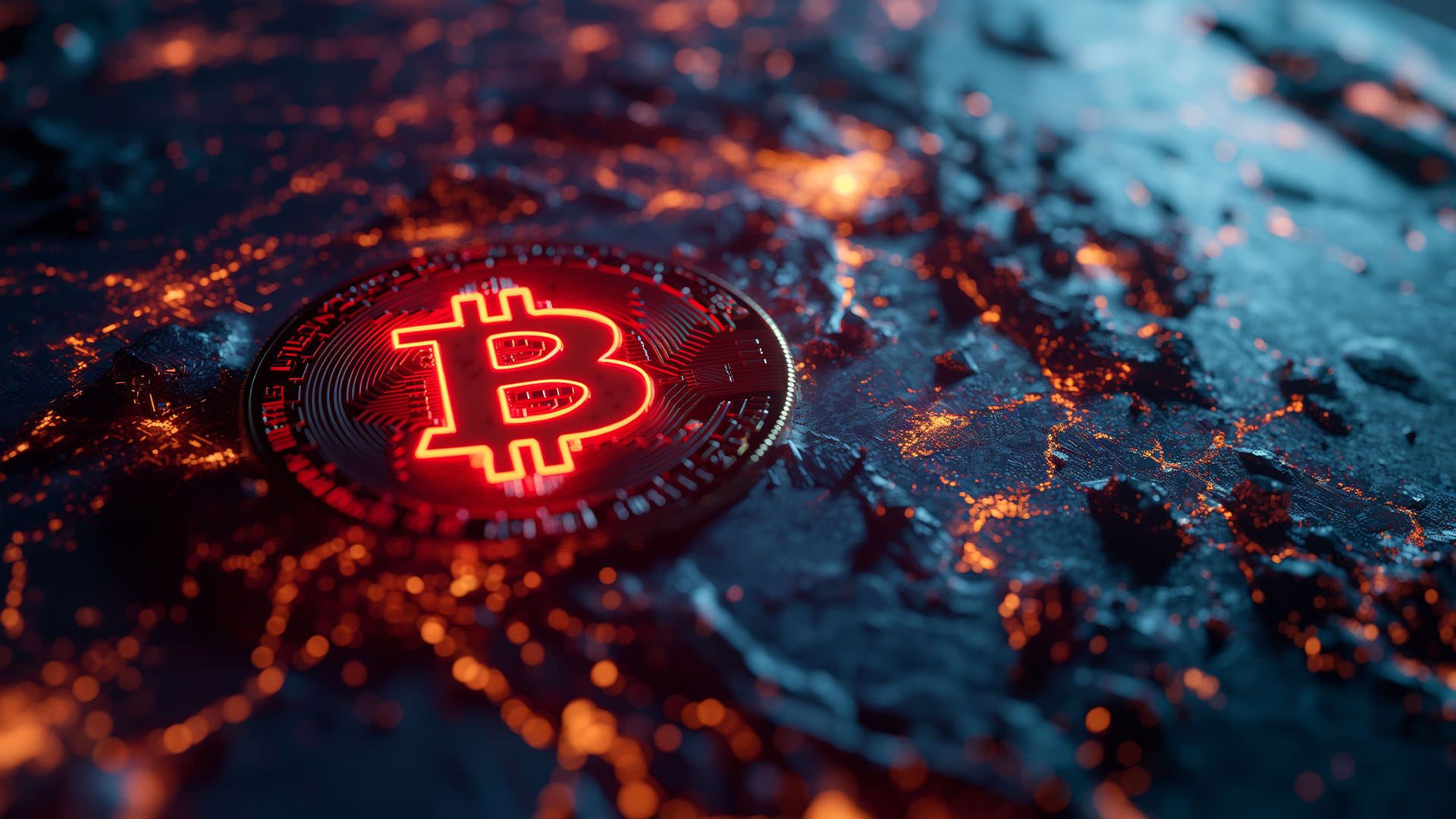 پوستر جذاب از بیت‌کوین