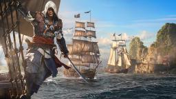 ادوارد روی کشتی در بازی Assassin's Creed Black Flag Resynced