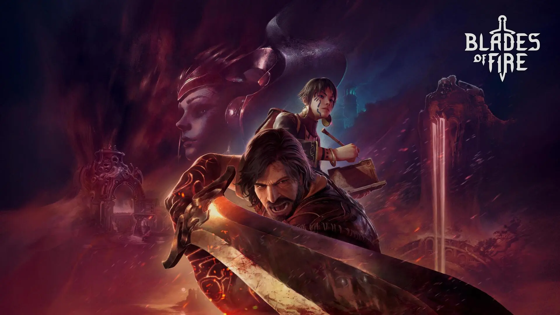 کاور ریویو باکس بازی Blades of Fire