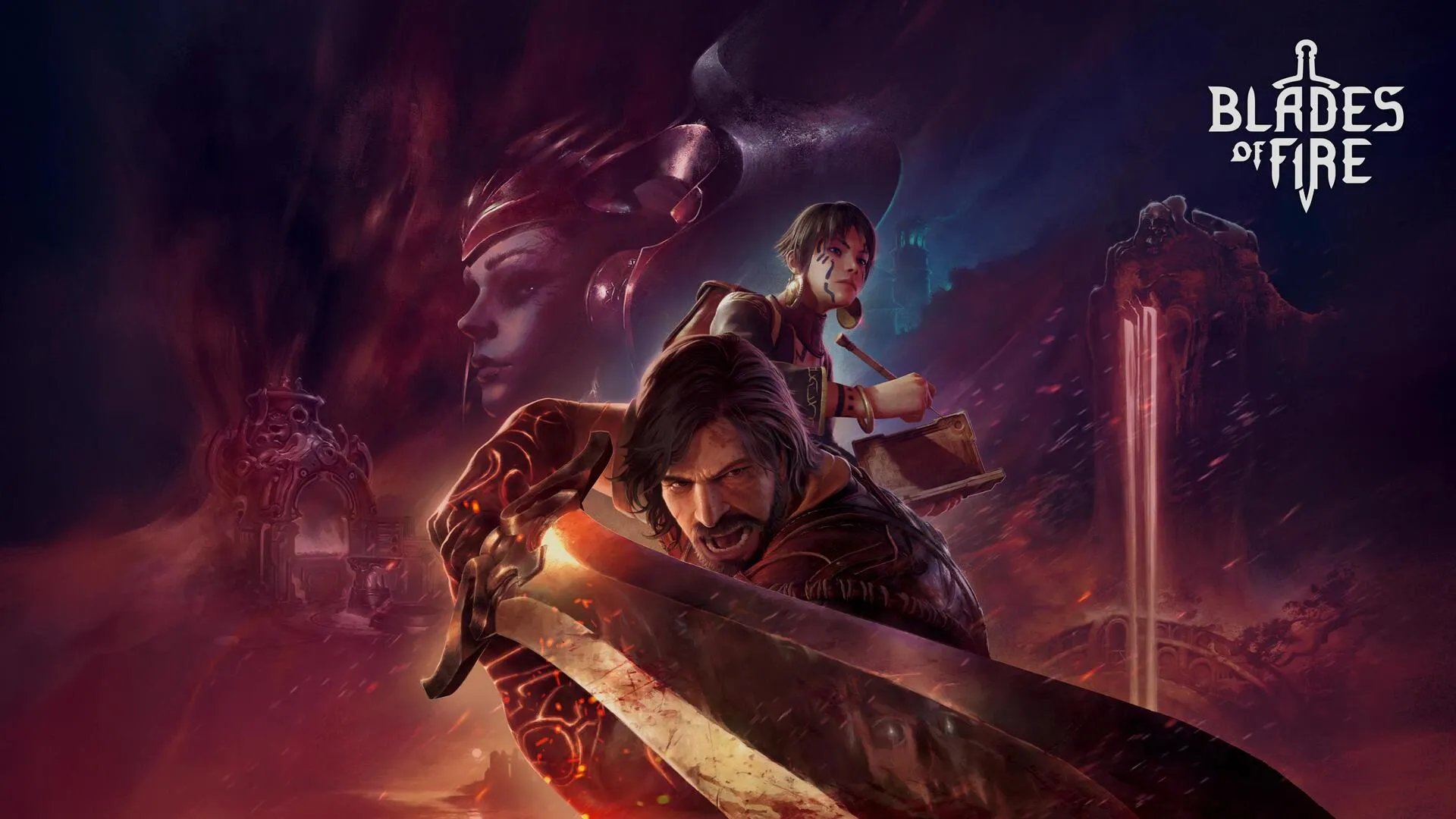 کاور ریویو باکس بازی Blades of Fire
