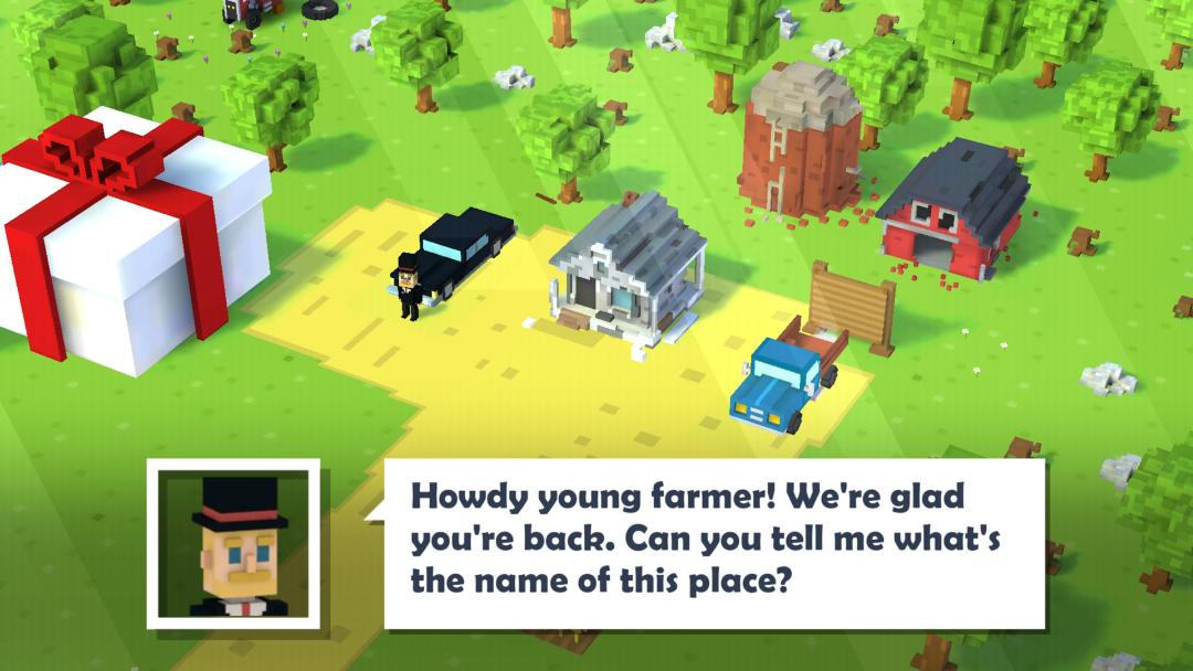 گیم‌پلی بازی موبایل Blocky Farm