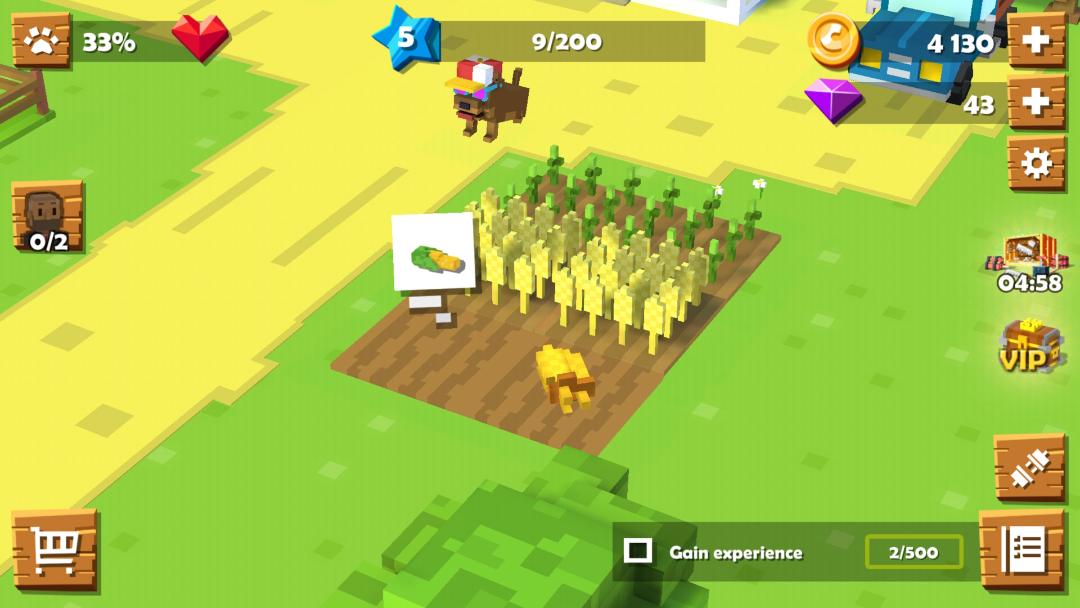 گیم‌پلی بازی موبایل Blocky Farm