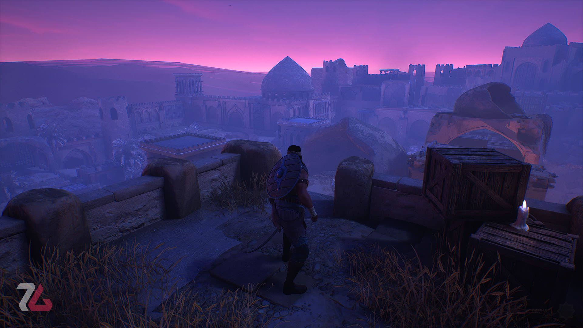 ایستادن فراز شهر در بازی blood of mehran