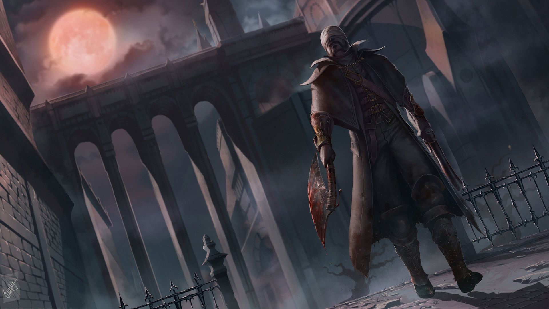 بهترین والپیپرهای بازی Bloodborne (بلادبورن) برای کامپیوتر و دسکتاپ