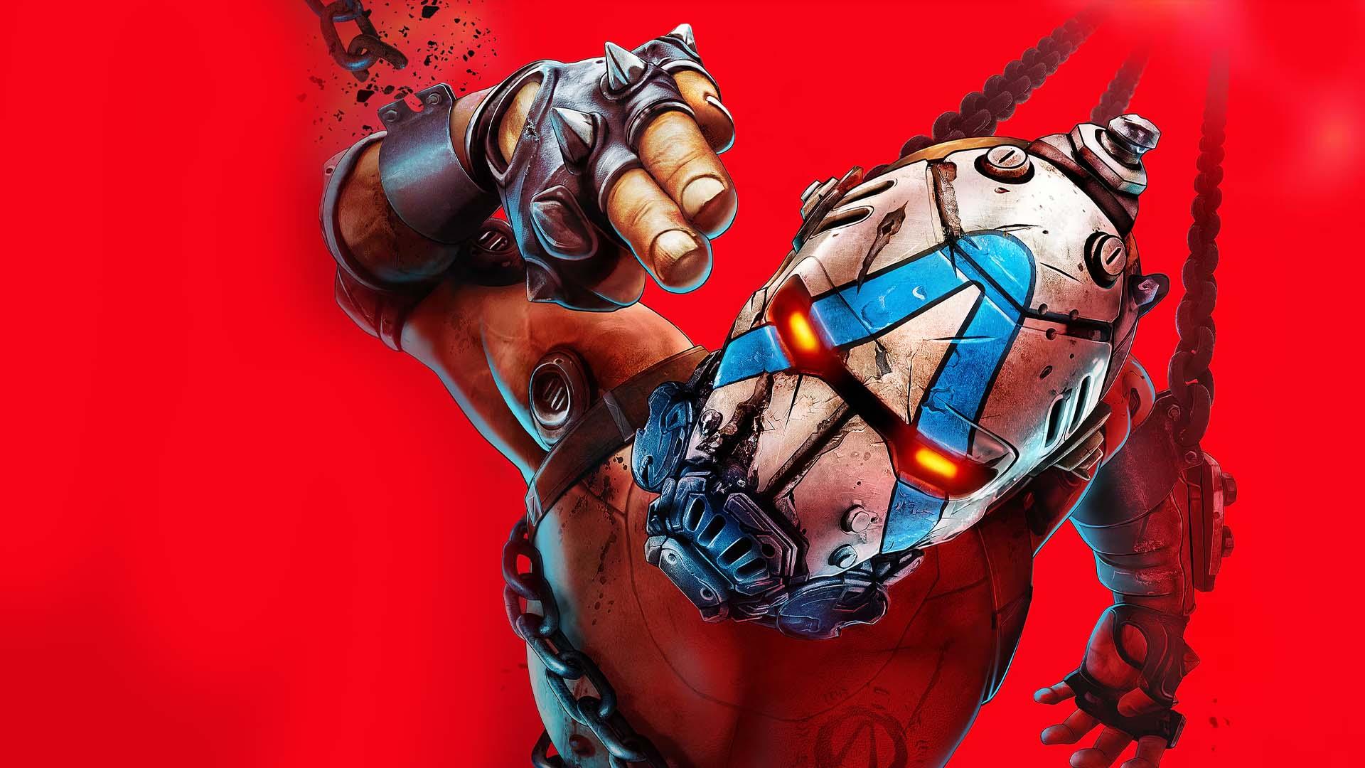 شخصیت اصلی بازی Borderlands 4 با کلاهخود و دستکش‌های زرهی