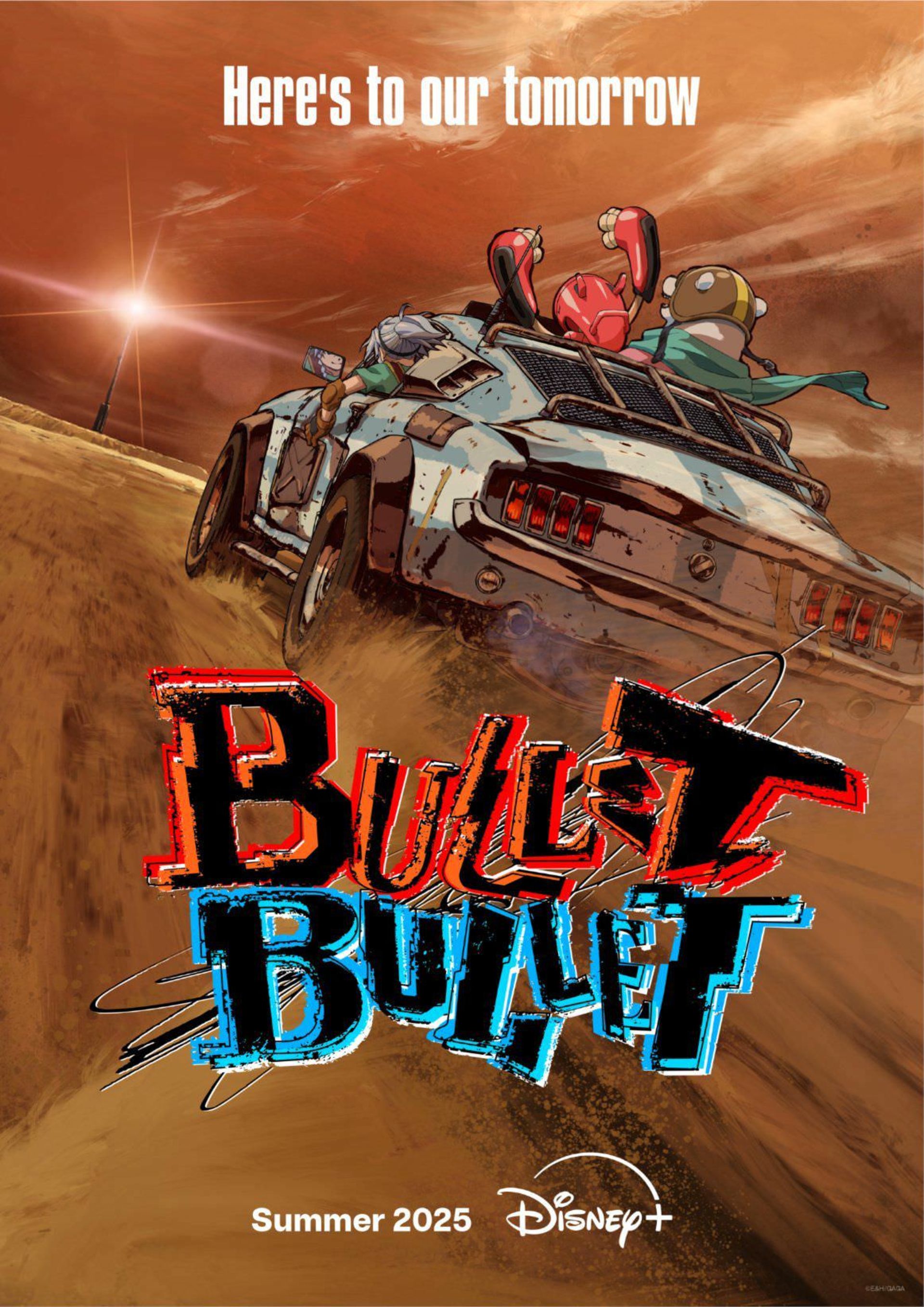 اولین پوستر انیمه Bullet/Bullet