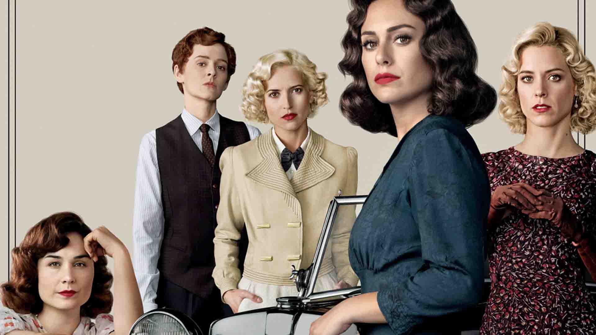 مگی سیوانتوس، نادیا د سانتیاگو، بلانکا سوارز و آنا فرناندز گارسیا در سریال Cable Girls