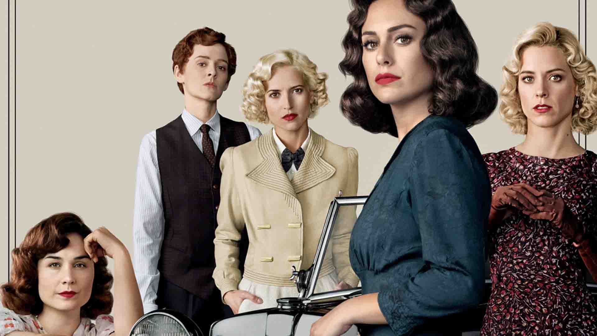 مگی سیوانتوس، نادیا د سانتیاگو، بلانکا سوارز و آنا فرناندز گارسیا در سریال Cable Girls