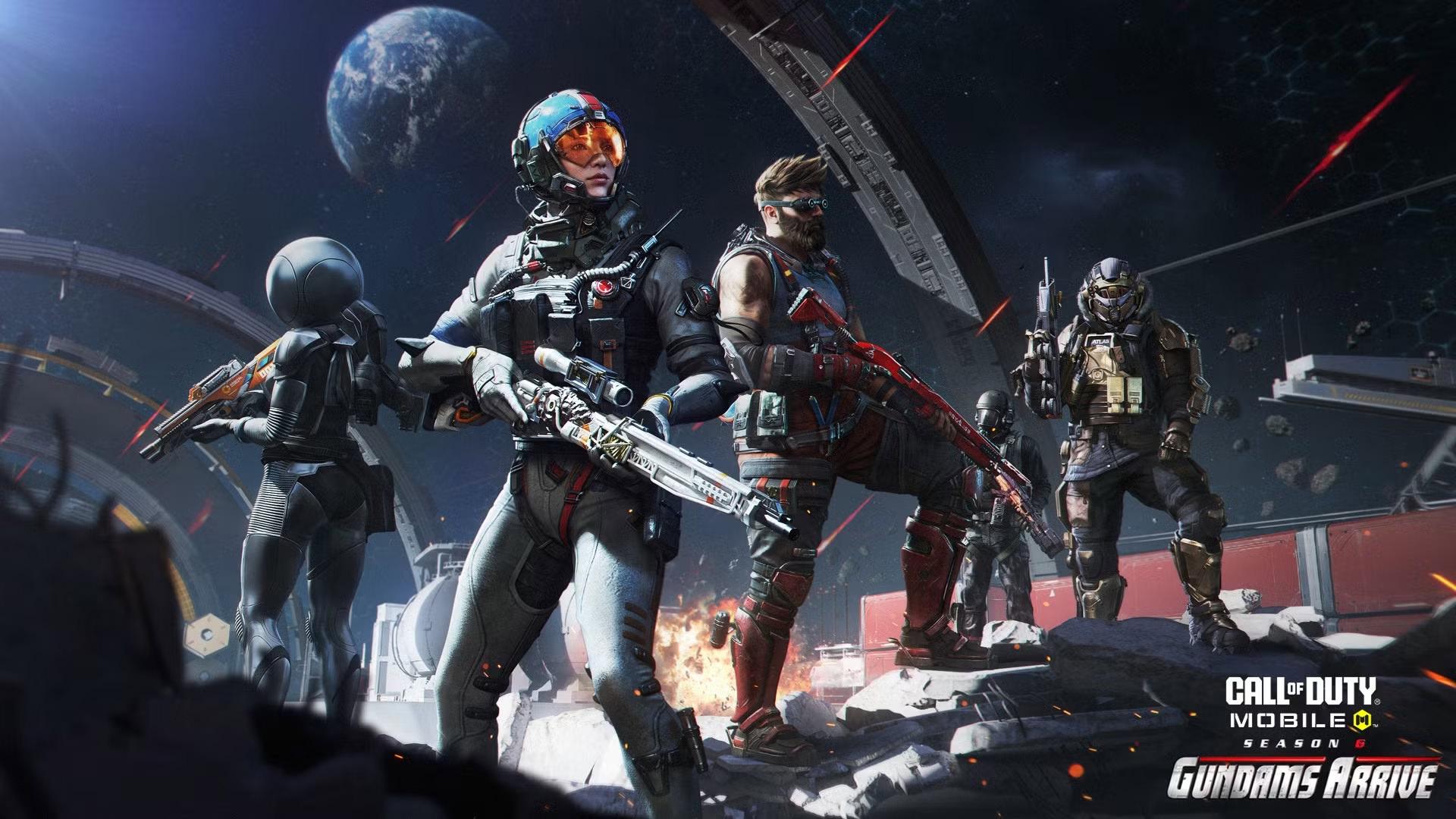 کراس‌اور بازی Call of Duty: Mobile با Gundams