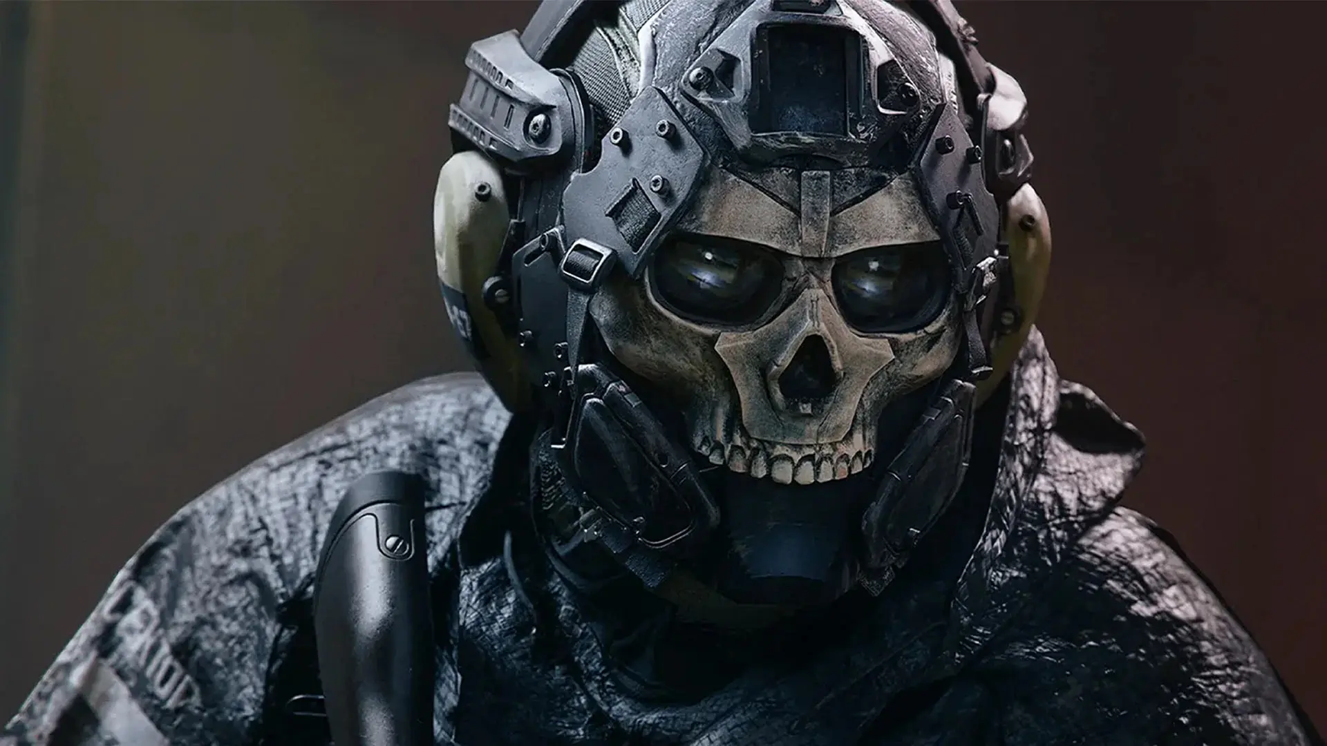 چهره شخصیت با ماسک جمجمه در بازی Call of Duty: Modern Warfare 4