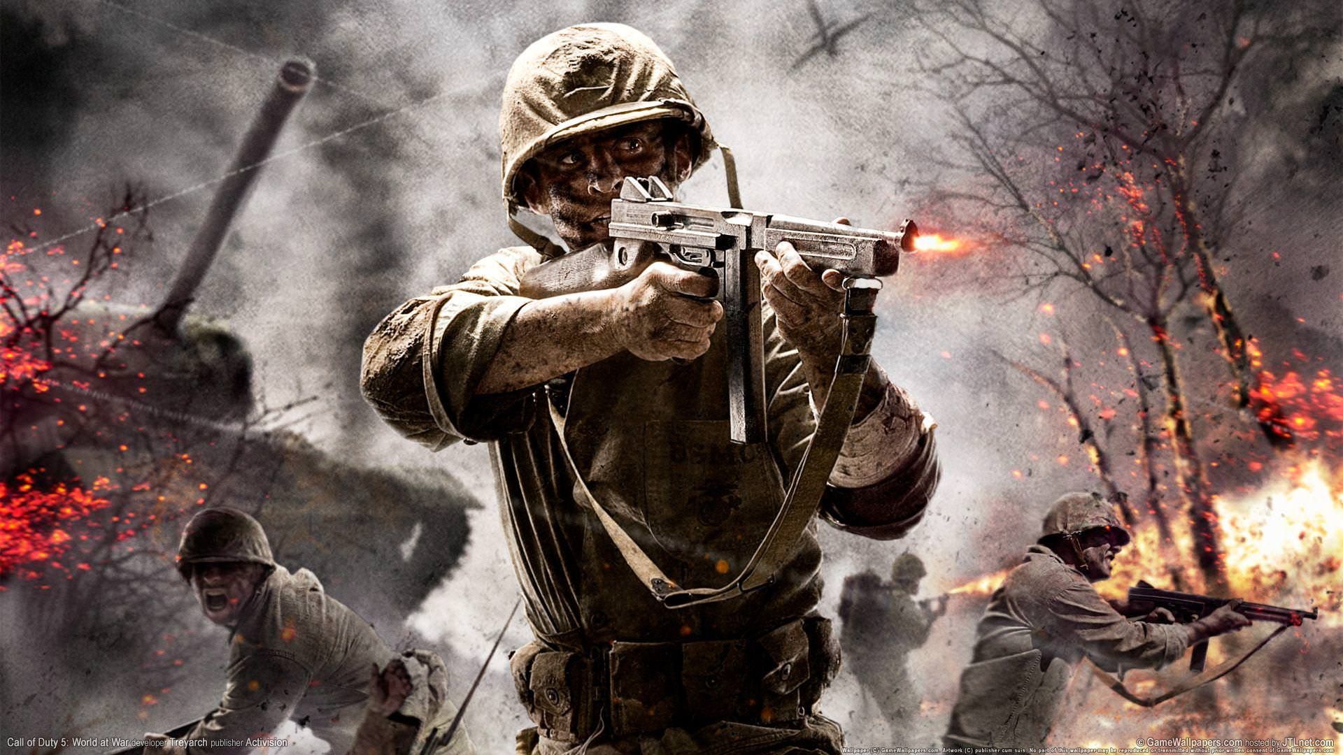 نبردهای نفس‌گیر بازی Call of Duty: World at War 