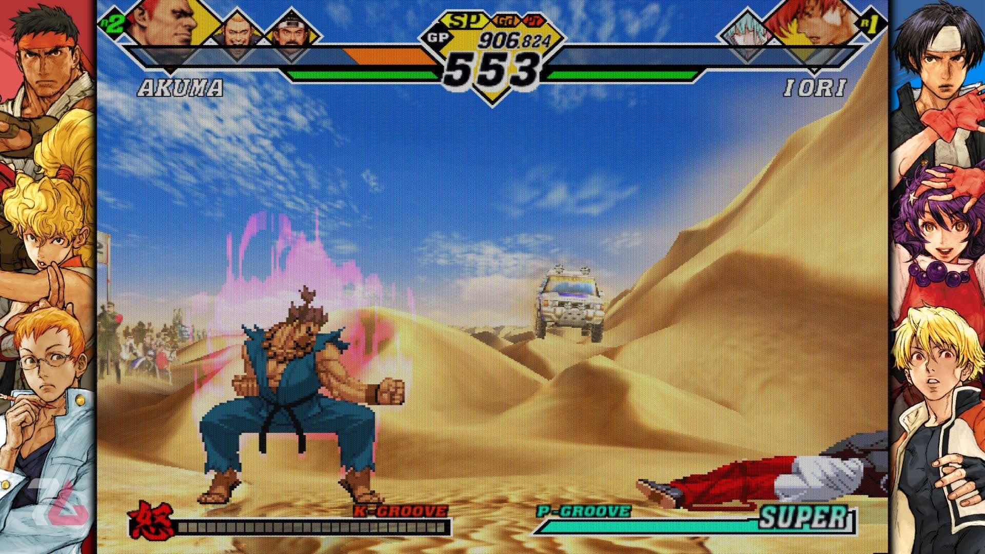 آکوما در بازی Capcom Fighting Collection 2
