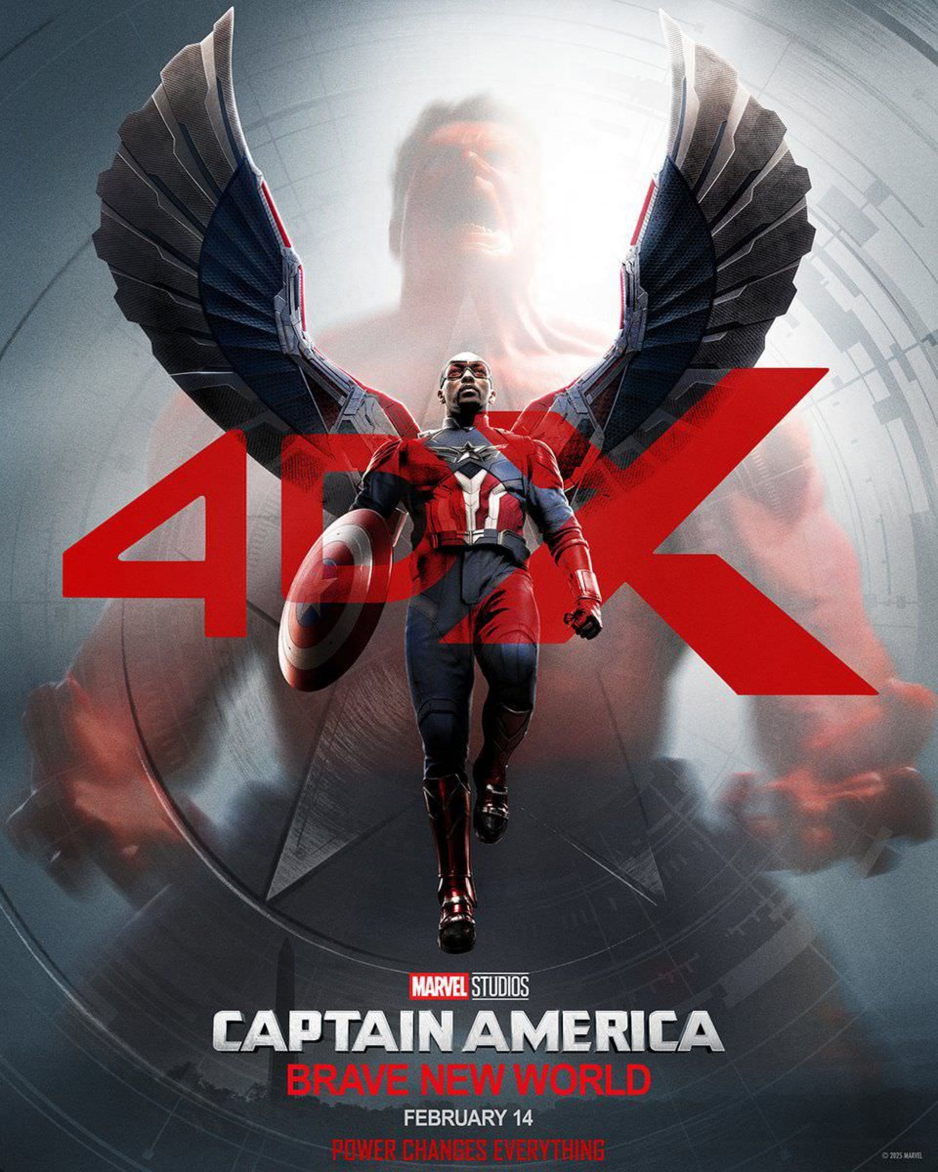 پوستر 4DX فیلم Captain America: Brave New World 