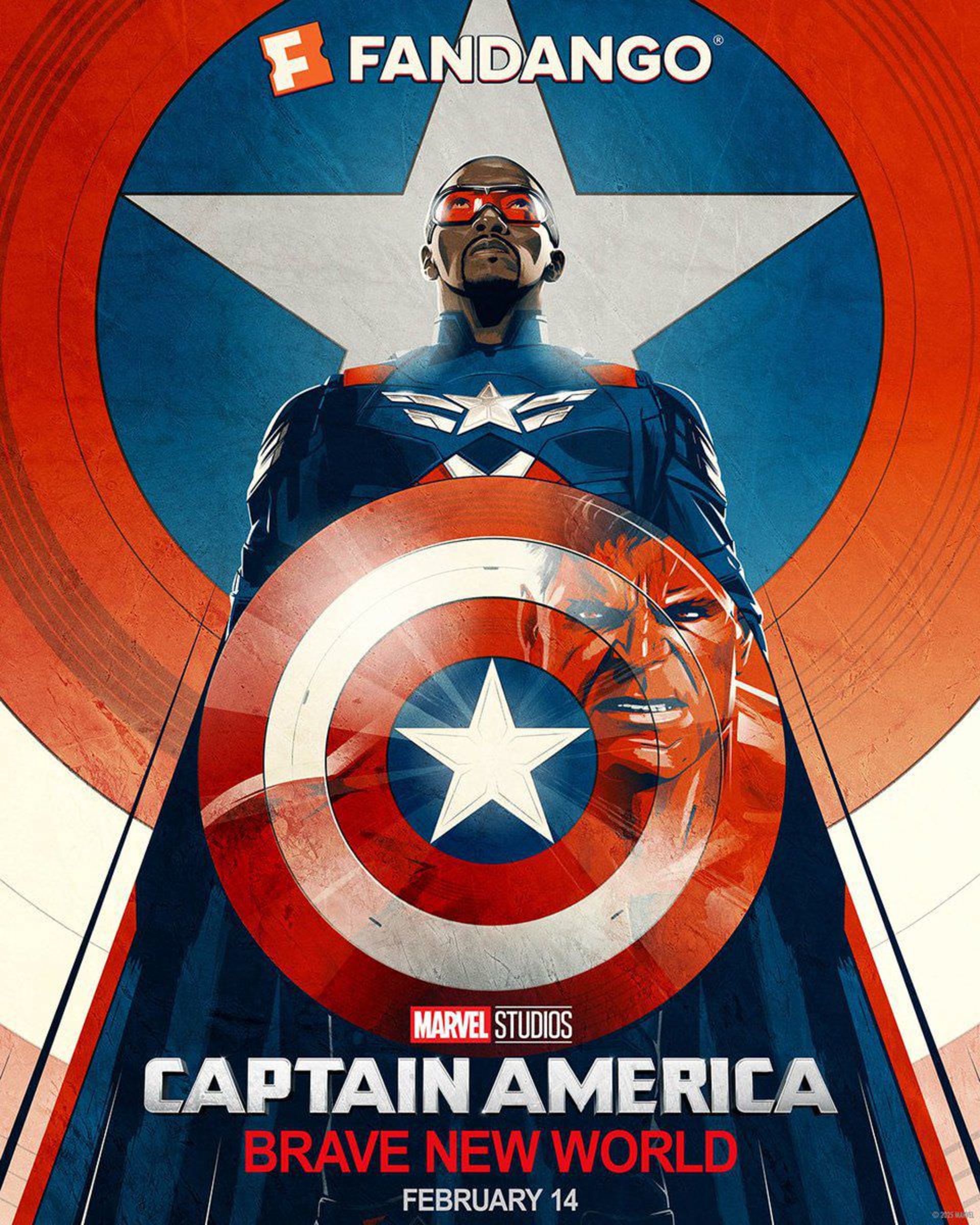 پوستر فندنگو فیلم Captain America: Brave New World 