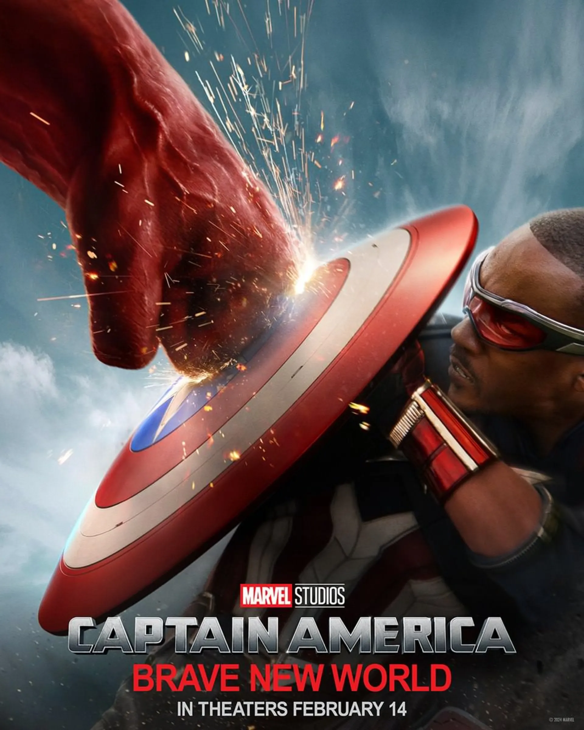 پوستر جدید فیلم Captain America: Brave New World