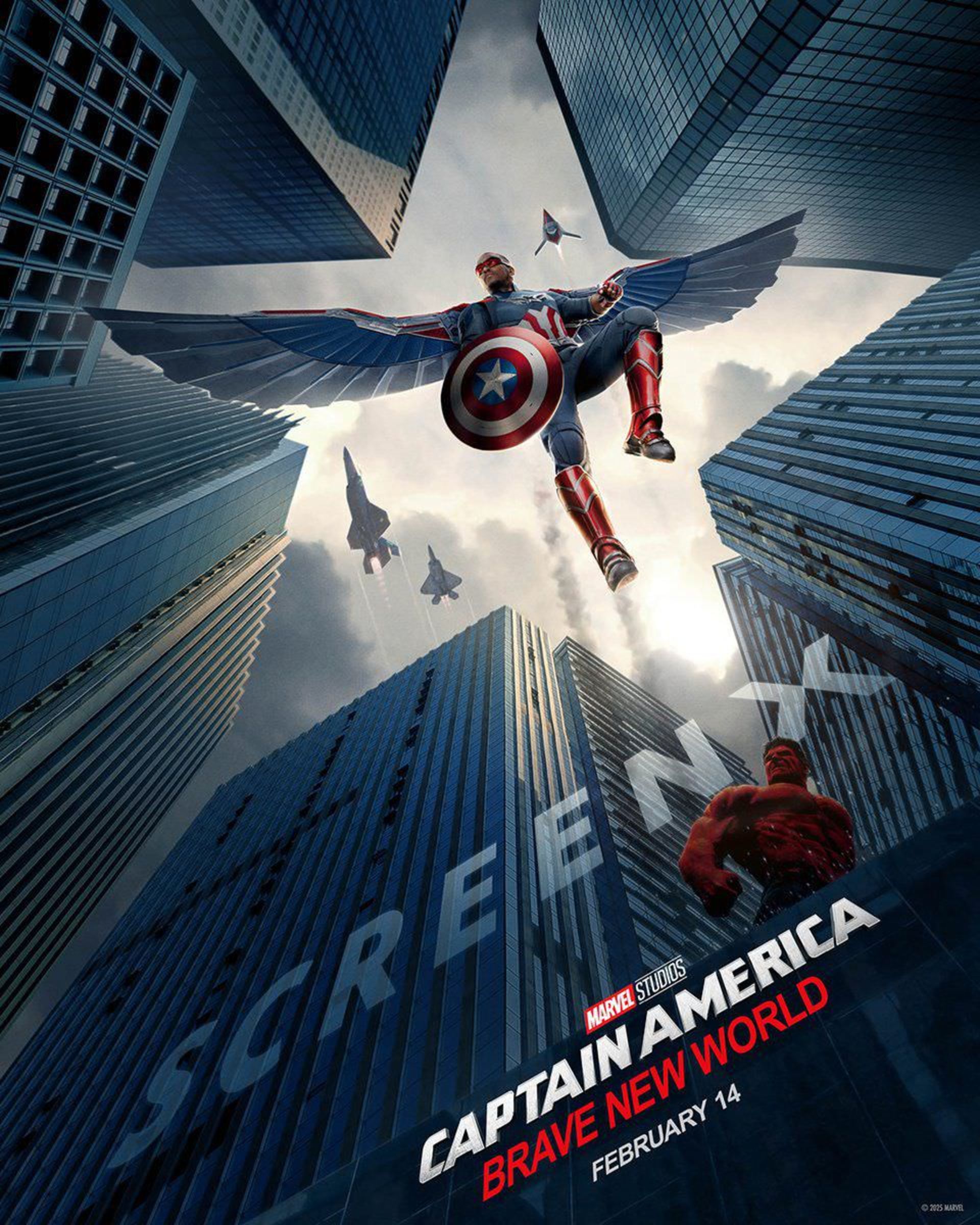 پوستر ScreenX فیلم Captain America: Brave New World 