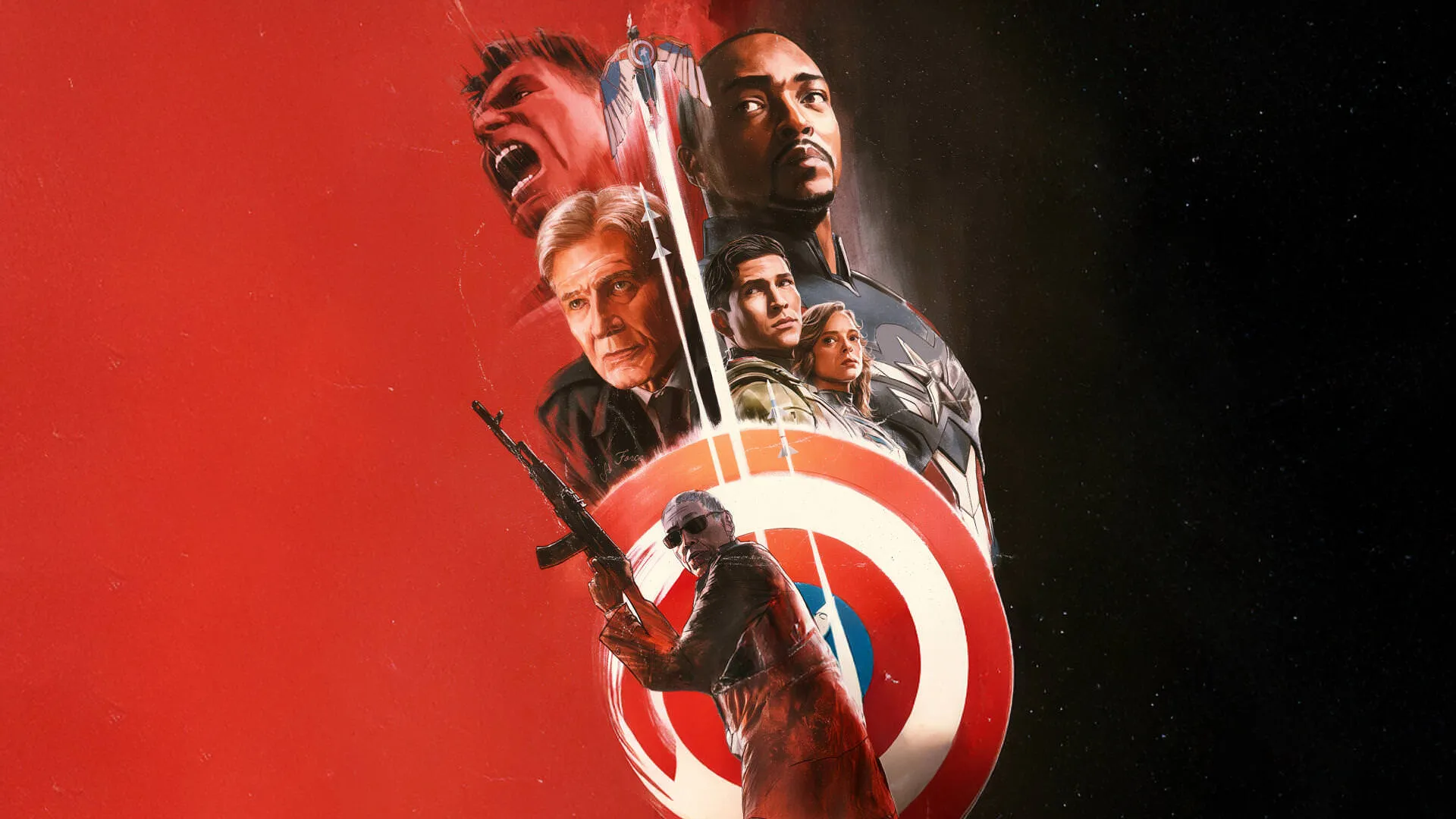 نسخه گسترده پوستر فیلم Captain America Brave New World
