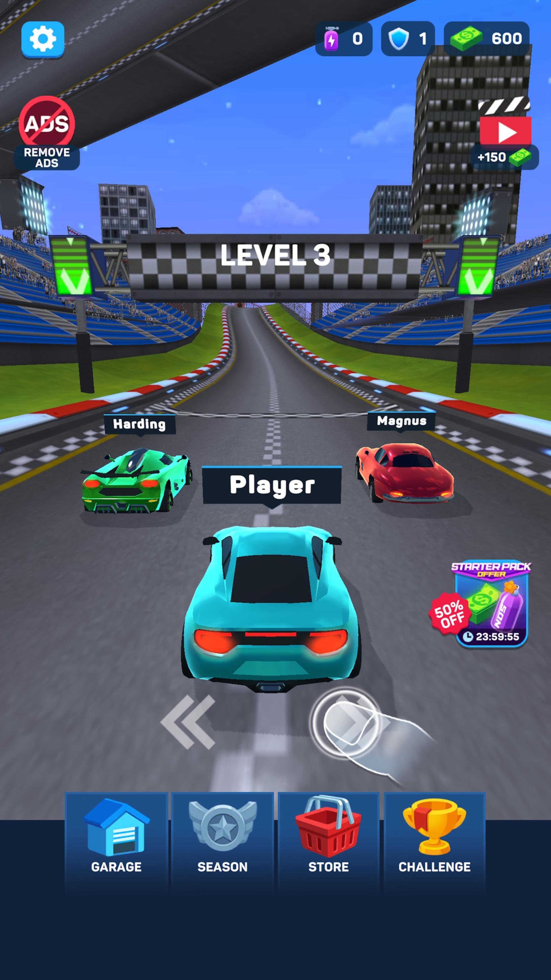 گیم‌پلی بازی موبایل Car Race