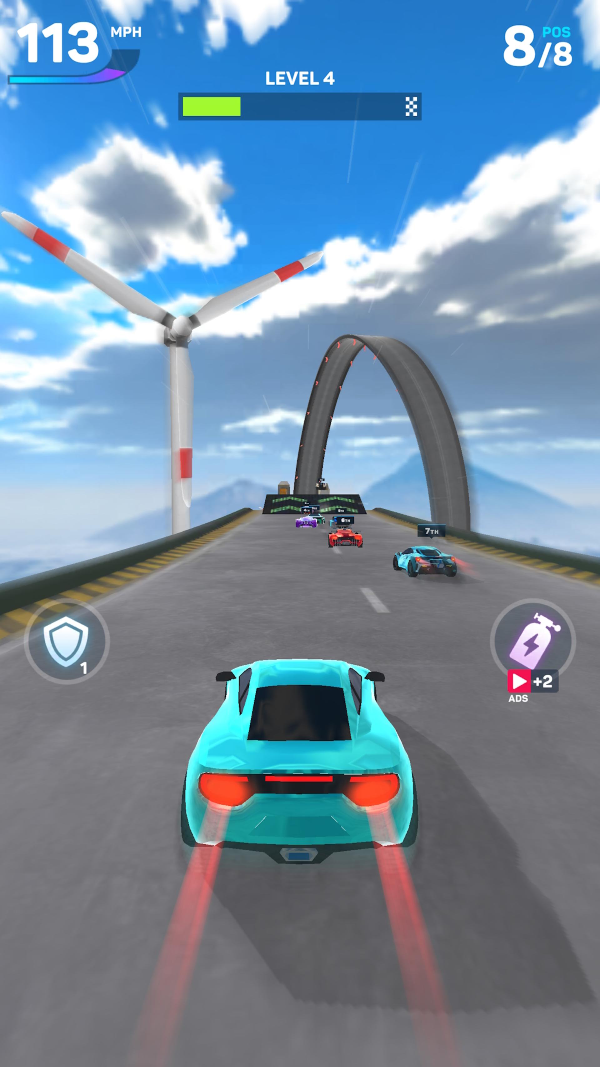گیم‌پلی بازی موبایل Car Race
