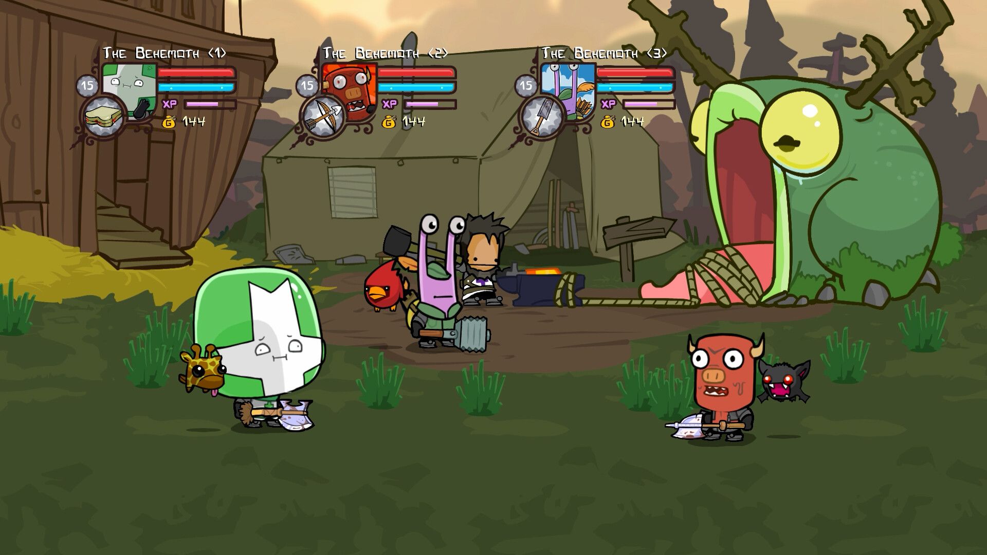 بسته الحاقی Painter Boss Paradise بازی Castle Crashers