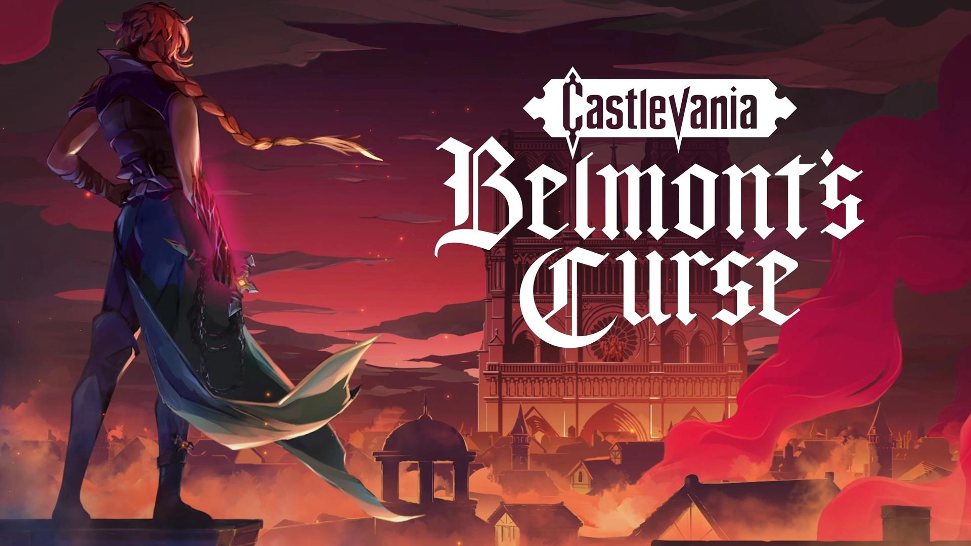 لوگو و شخصیت بازی Castlevania- Belmont’s Curse