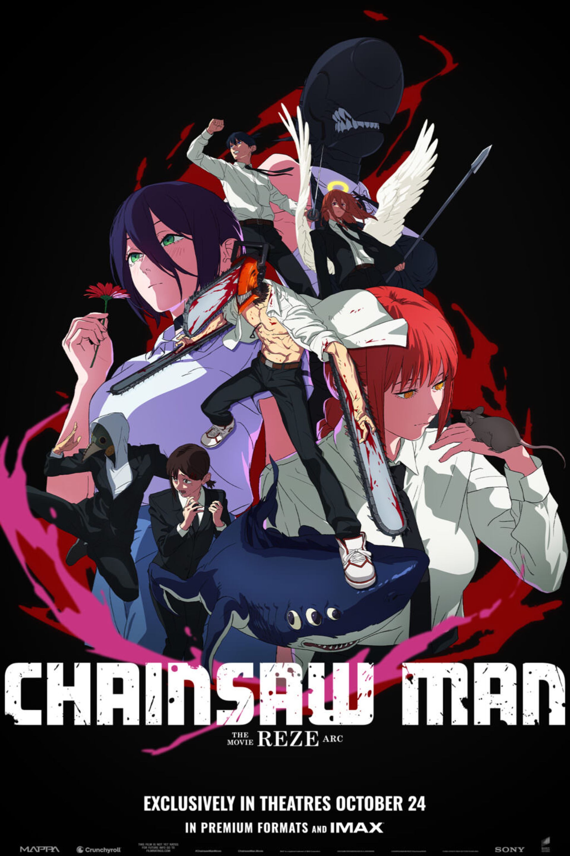 پوستر جدید انیمه Chainsaw Man: The Movie – Reze Arc