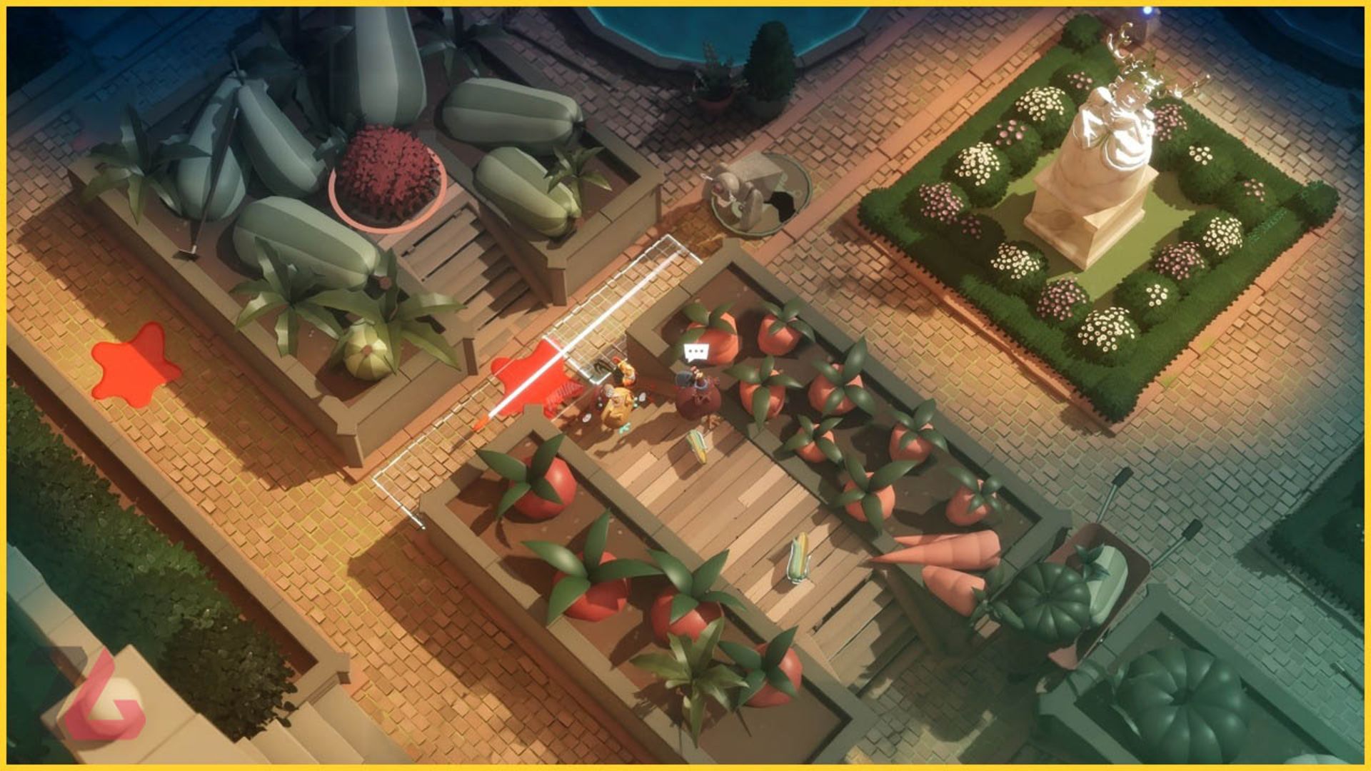 دوربین ایزومتریک بازی Chicken Run Eggstarction