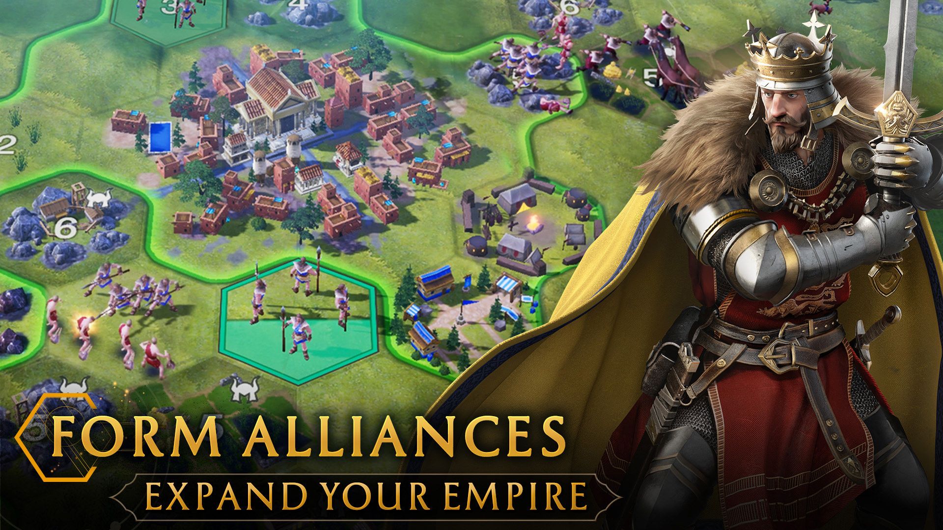 بازی موبایل Civilization: Eras & Allies
